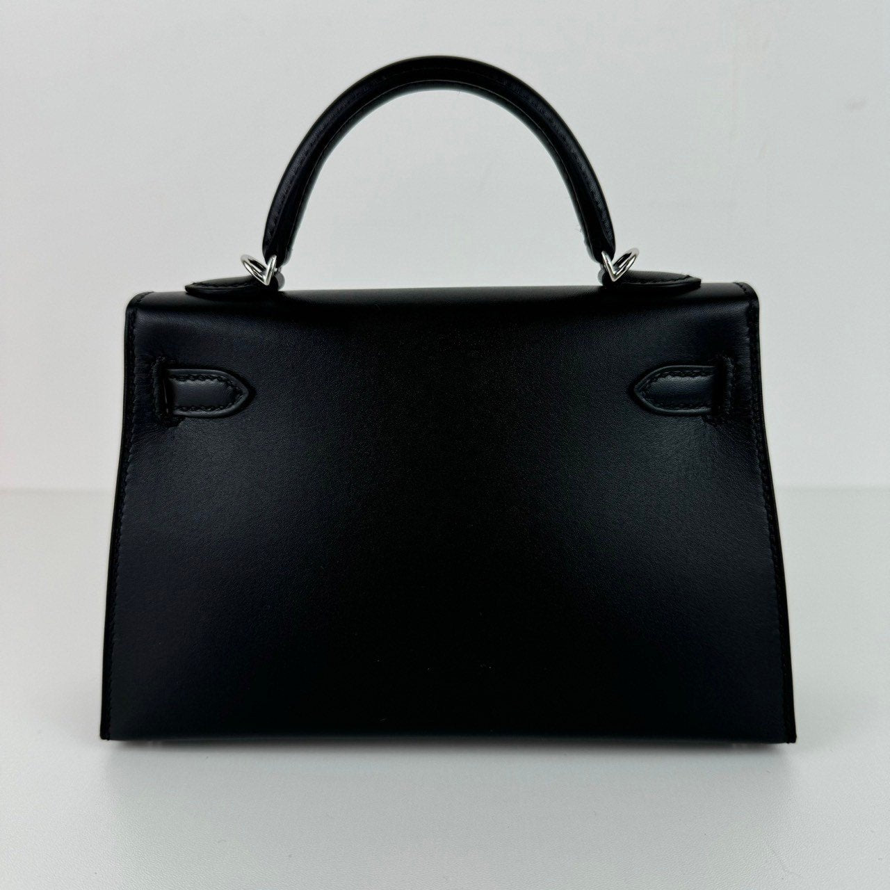 Mini kelly cheval de bois ミニケリー シュヴァル・ド・ボワ Black ブラック Tadelakt タデラクト PHW シルバー金具 Stamp-W W刻印