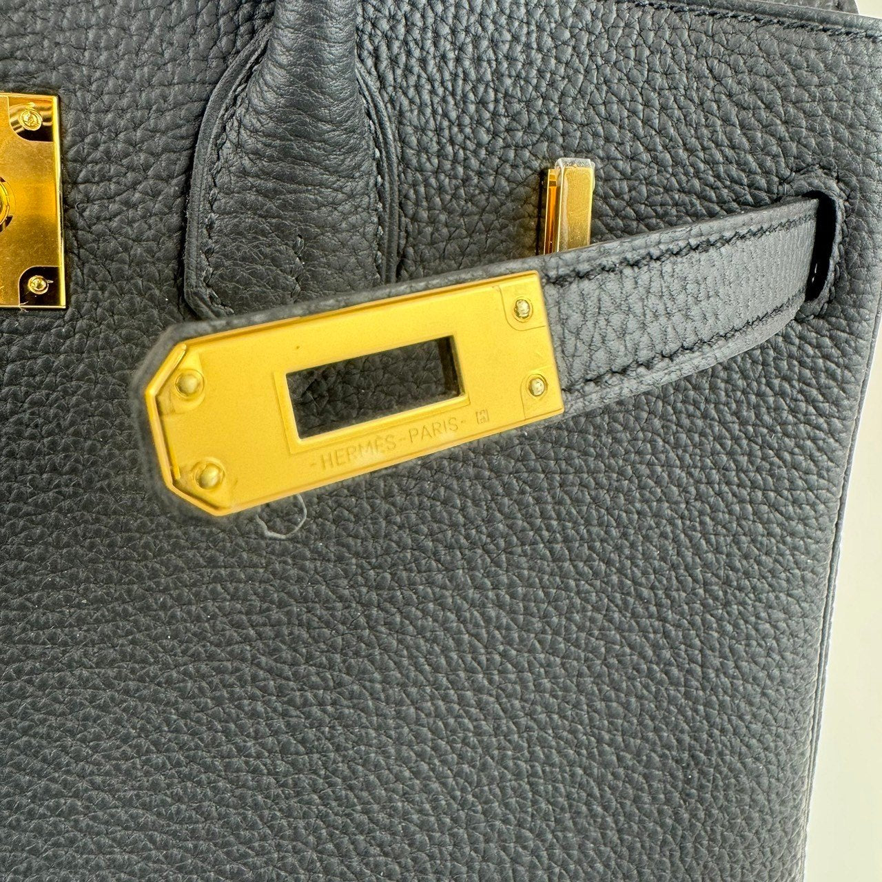 新品未使用 HERMES エルメス Birkin25 バーキン25 Black ブラック Togo トゴ GHW ゴールド金具 B刻