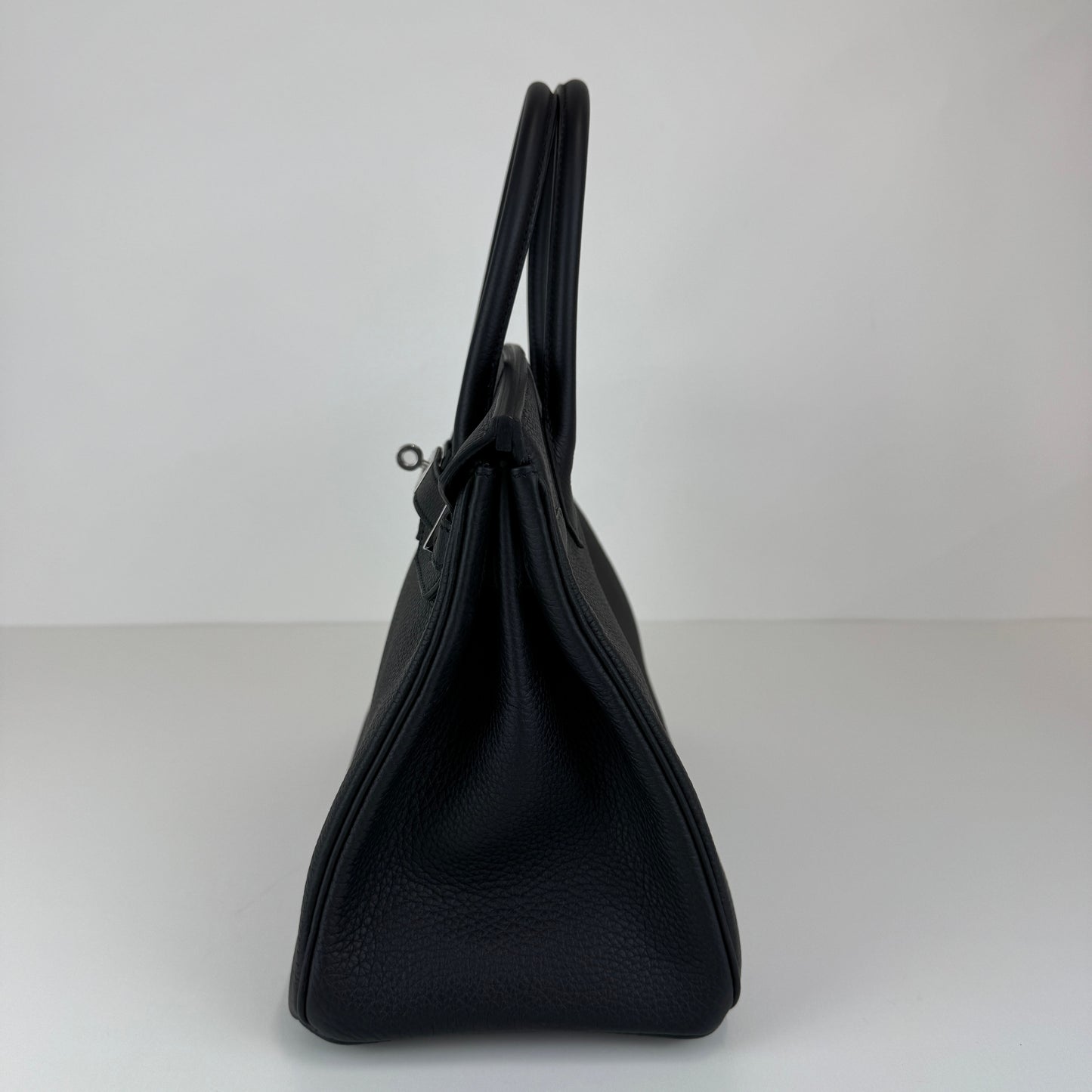 Birkin30 バーキン30 Stamp-W W刻印 Togo トゴ Black ブラック PHW シルバー金具