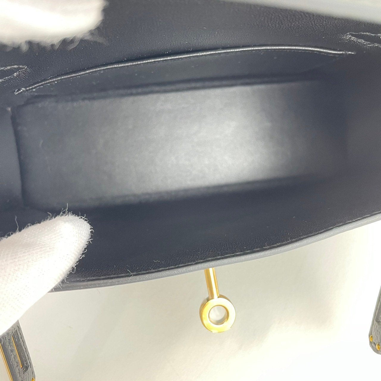 Mini kelly ミニケリー Black ブラック Epsom エプソン ゴールド金具 B刻 ショルダーバッグ レディースバッグ