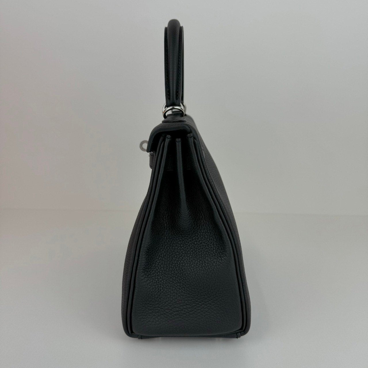 Kelly25 ケリー25 Black ブラック PHW シルバー金具 W刻印 Togo トゴ Stamp-W W刻印 ショルダーバッグ レディースバッグ