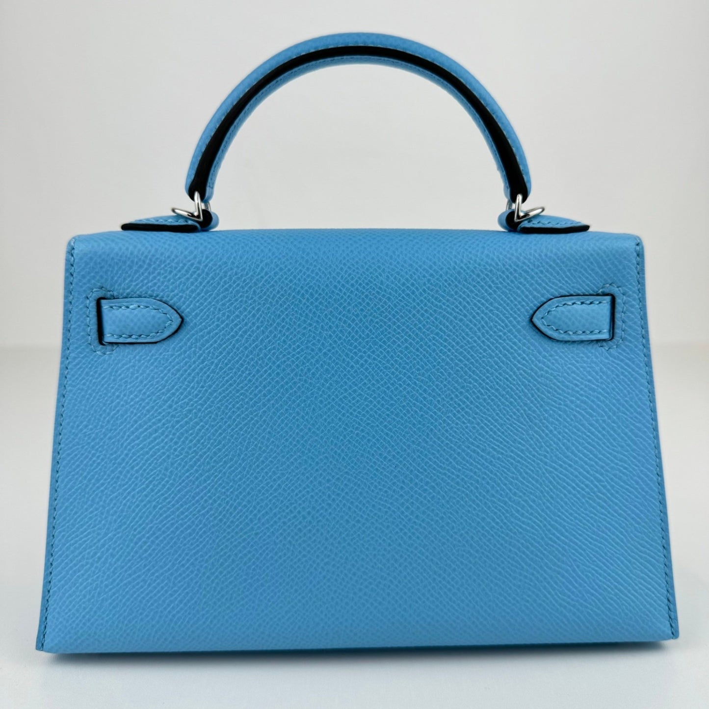 Mini kelly ミニケリー Celeste セレステ PHW シルバー金具 シルバー金具 Epsom エプソン Stamp-W W刻印