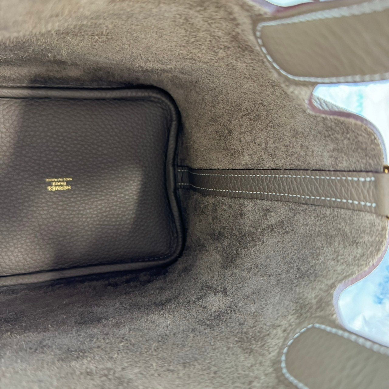 Picotin18 Picotin PM ピコタン18 Etoupe エトープ GHW ゴールド金具 Taurillon clemence トリヨンクレマンス