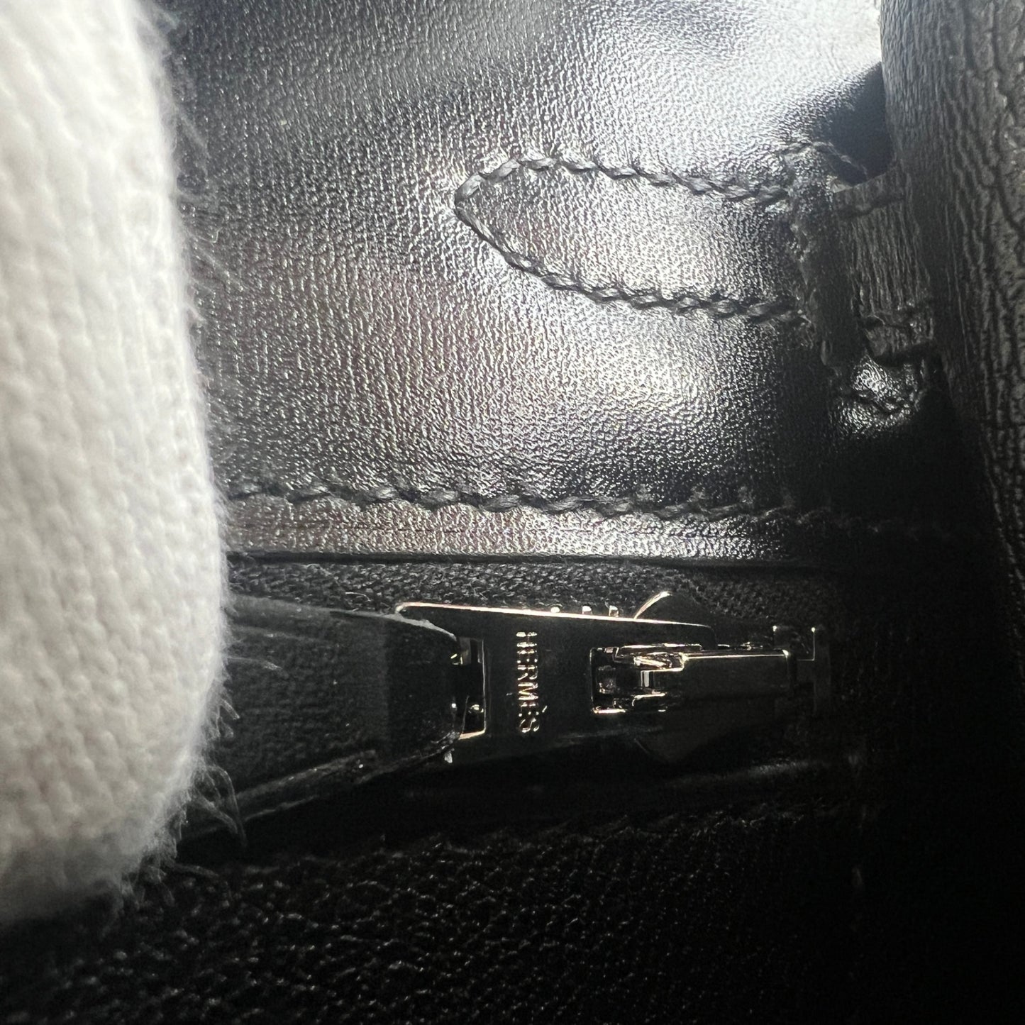 Hermès エルメス Kelly25 sellier ケリー25 セリエ Stamp-W W刻印 Box ボックス Black ブラック PHW シルバー金具