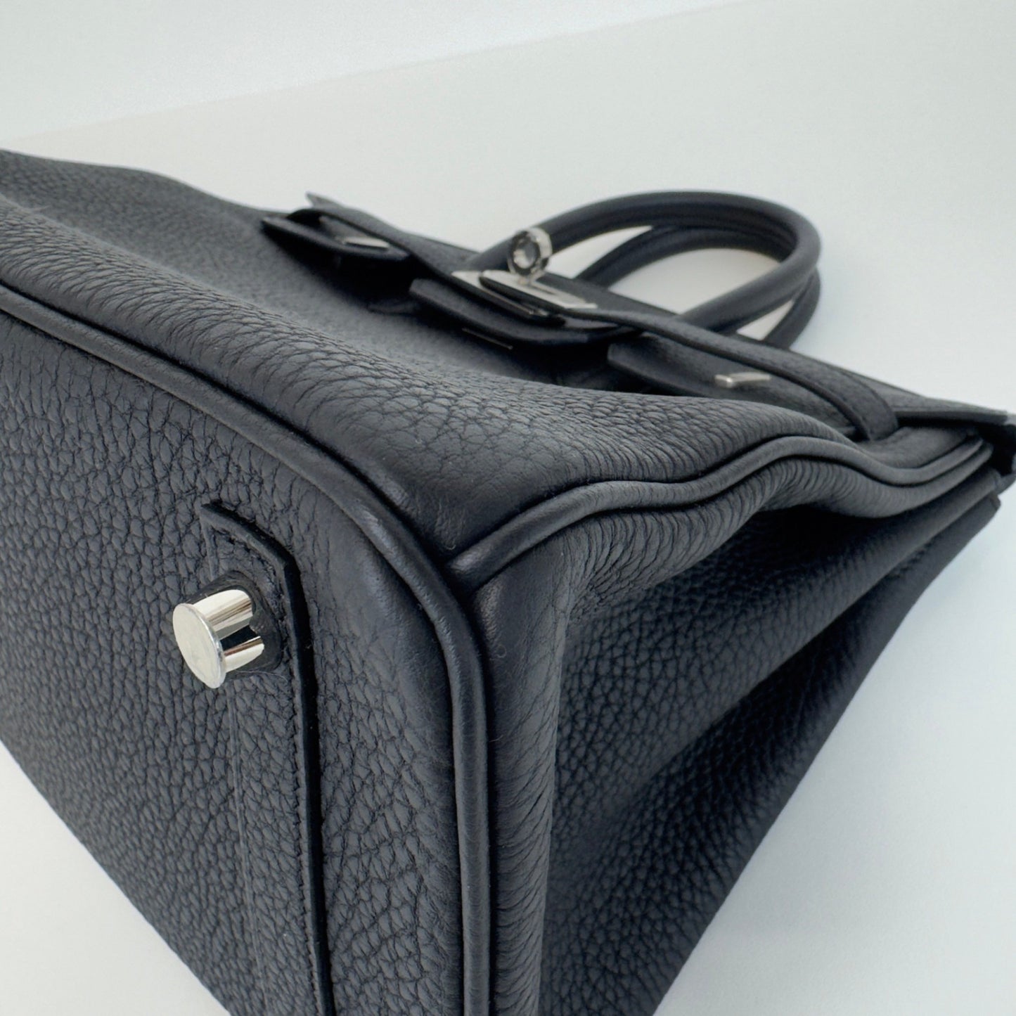 Birkin25 バーキン25 Black ブラック PHW シルバー金具 Togo トゴ Stamp-W W刻印