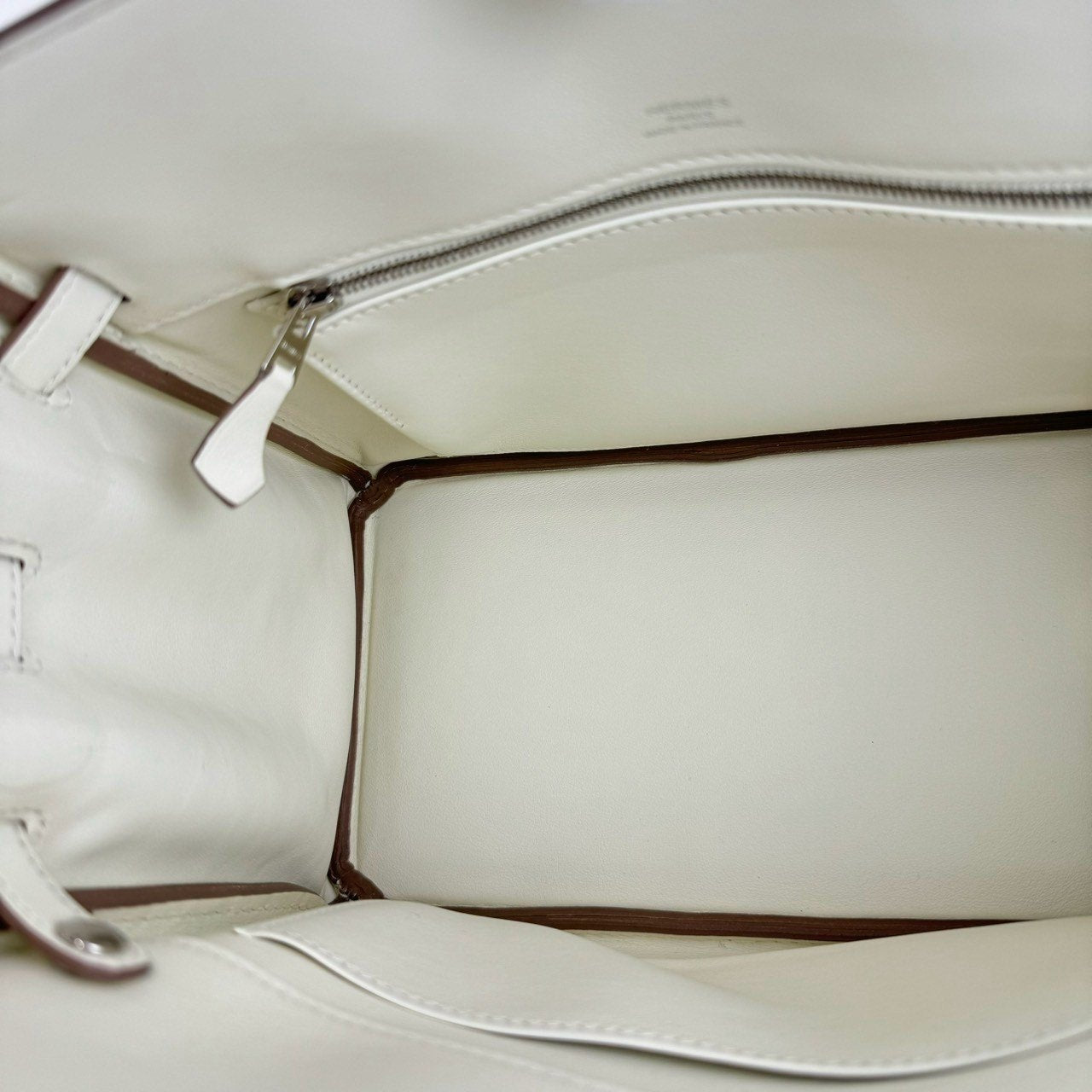 Birkin25 shadow バーキン25 シャドウ Mushroom マッシュルーム Swift スイフト PHW シルバー金具 Stamp-W W刻印