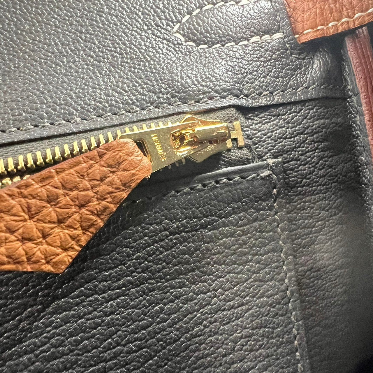 Birkin25 Verso バーキン25 ヴェルソ Gold Graphite ゴールド グラファイト PMBHW シャンパンゴールド金具 Togo トゴ Stamp-W W刻