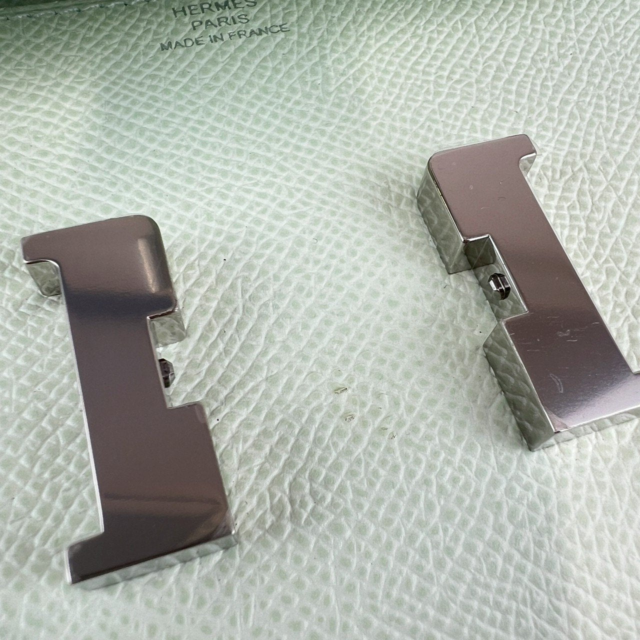 Constance To Go コンスタンストゥーゴー Stamp-B B刻印 Epsom エプソン Vert fizz ヴェールフィズ PHW シルバー金具