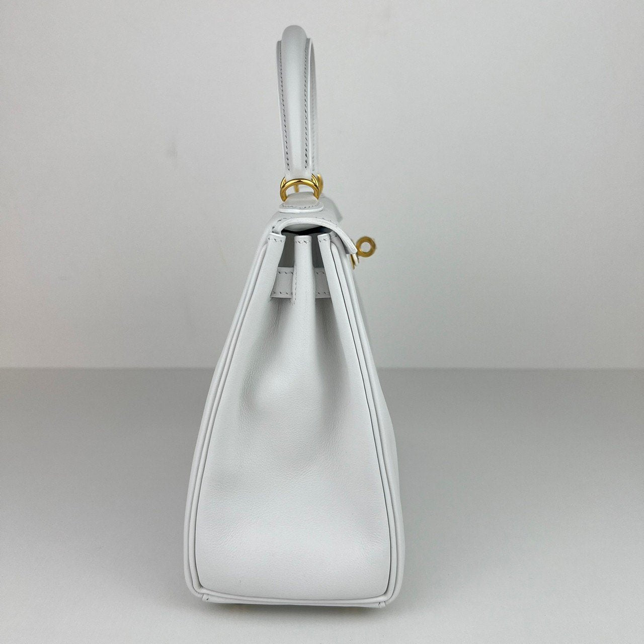 Kelly25 ケリー25 New white ニューホワイト GHW ゴールド金具 Swift スイフト Stamp-W W刻印