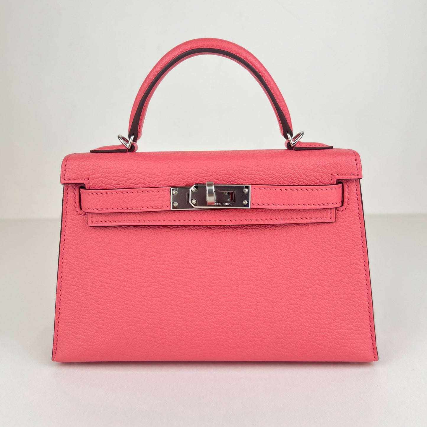 Mini kelly verso ミニケリーヴェルソ Rose ete ローズエテ PHW シルバー金具 Stamp-B B刻