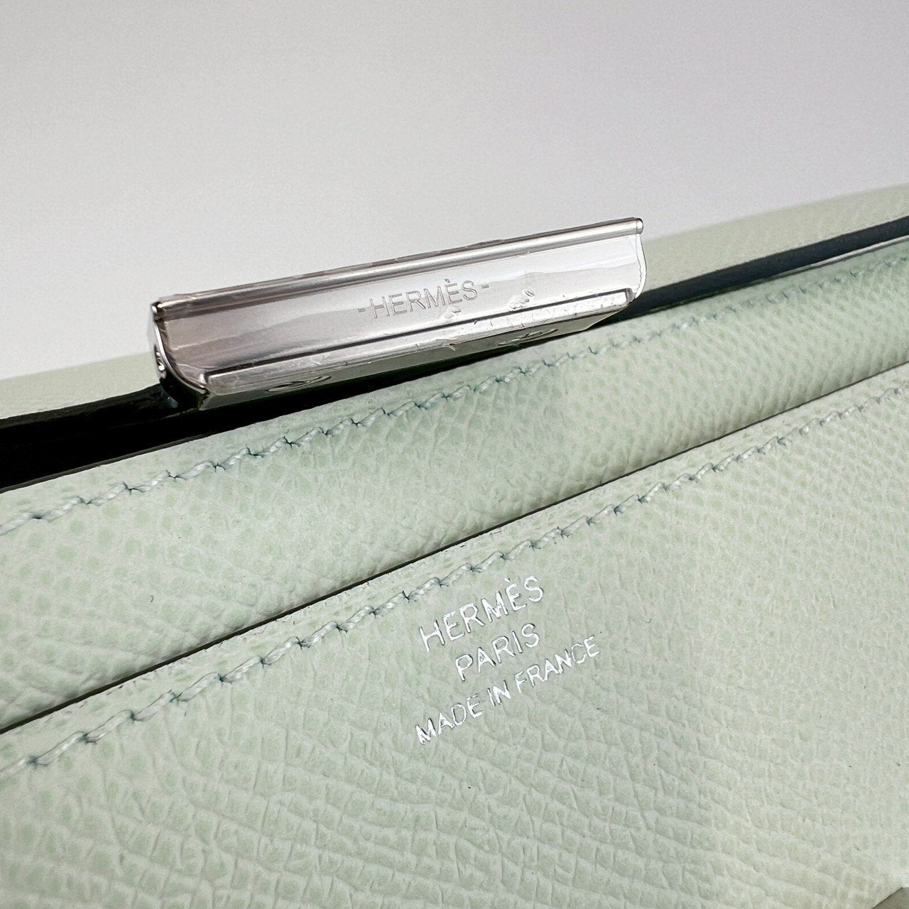 Constance To Go コンスタンストゥーゴー Stamp-B B刻印 Epsom エプソン Vert fizz ヴェールフィズ PHW シルバー金具