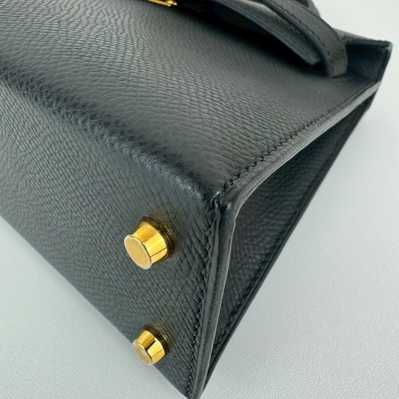 Mini kelly ミニケリー Black ブラック Epsom エプソン GHW ゴールド金具 Stamp-U U刻印