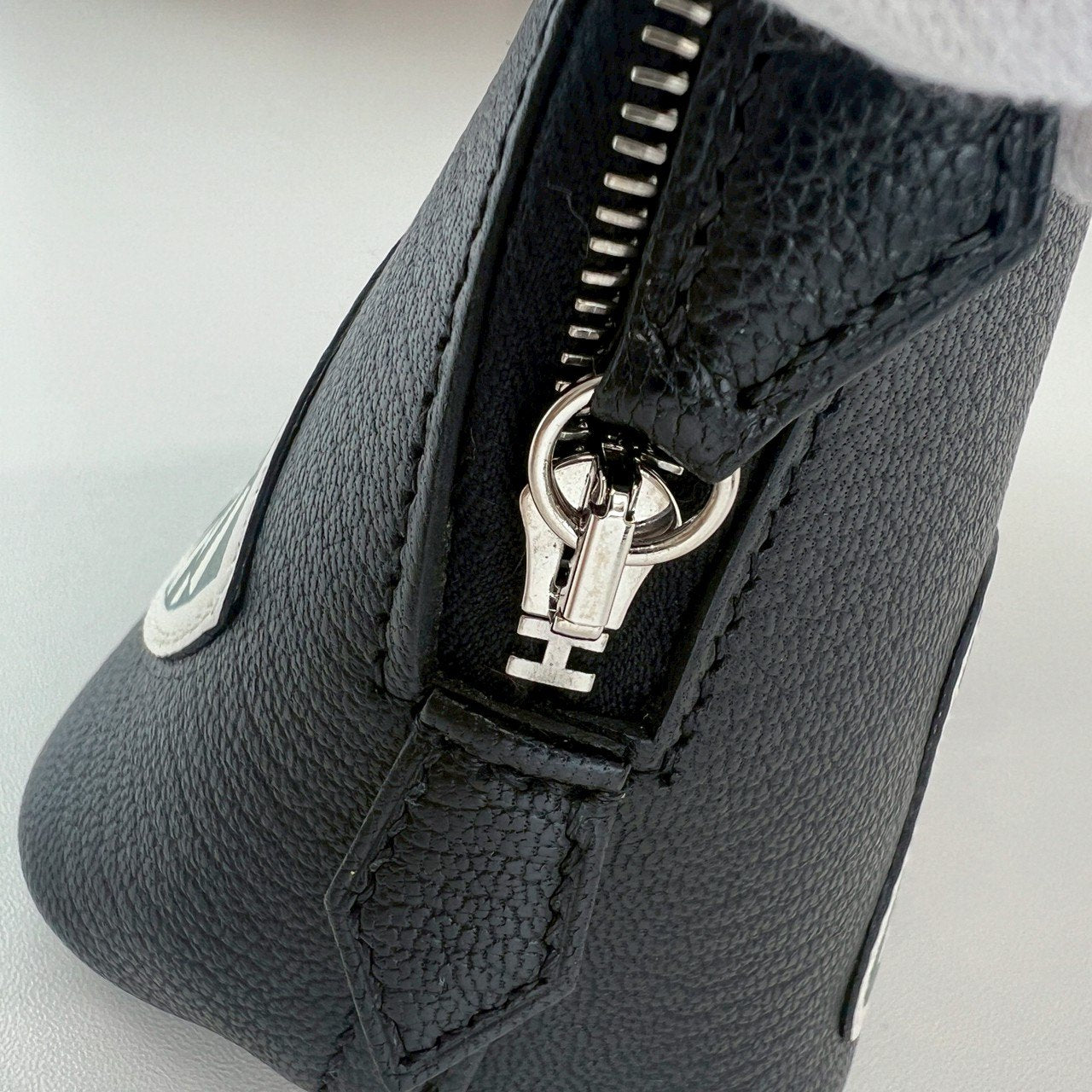 Hermès エルメス Bolide 1923 mini Pique Colle ボリード1923ミニ ピケ コレ 100周年記念モデル Stamp-W W刻印 Chevre シェーブル Black ブラック PHW シルバー金具