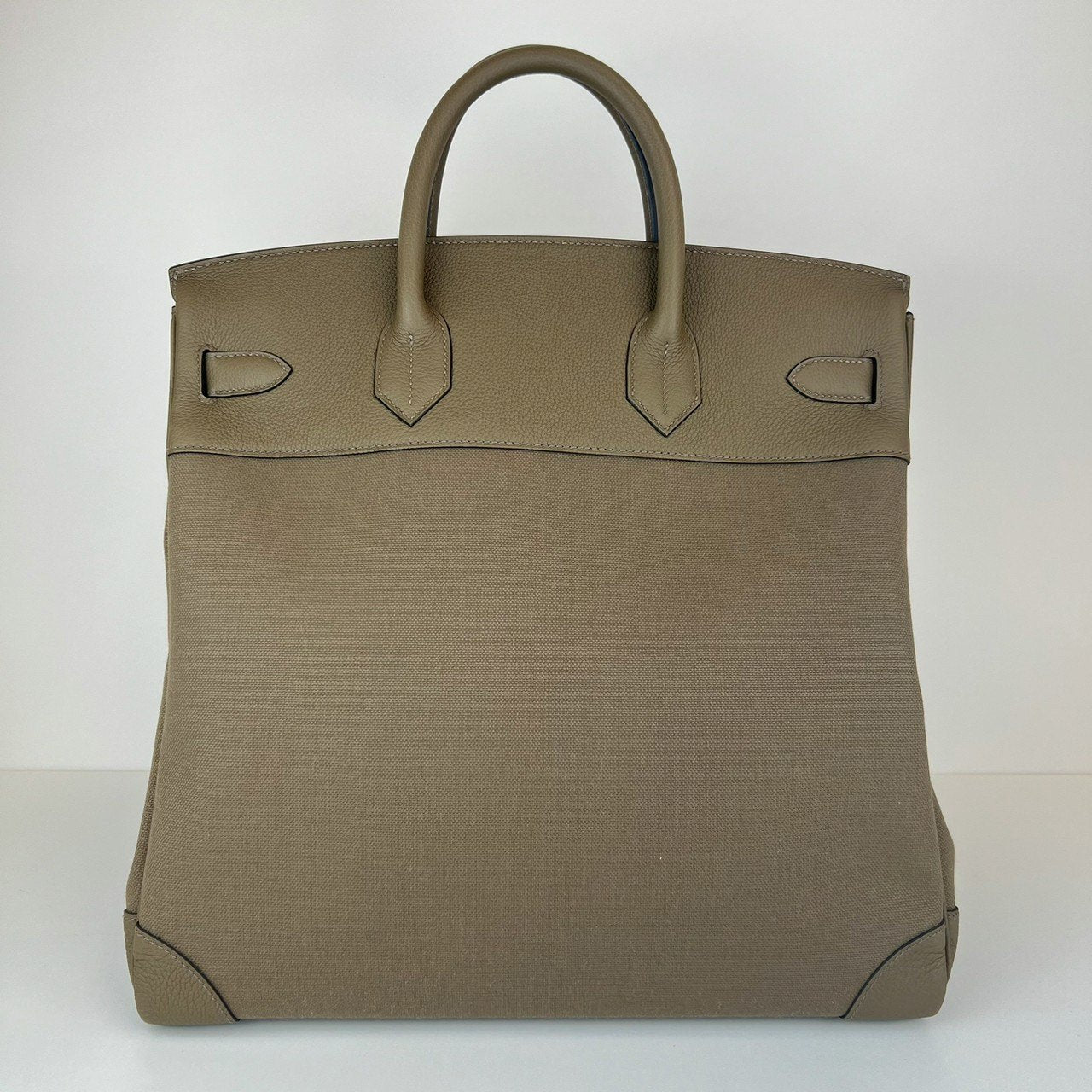 新品未使用 Hermès エルメス Haut a Courroies 40 オータクロア 40 Toundra ツンドラ PHW シルバー金具 Togo/Toile Militaire トゴ/トワルミリタリー ハンドバッグ メンズバッグ