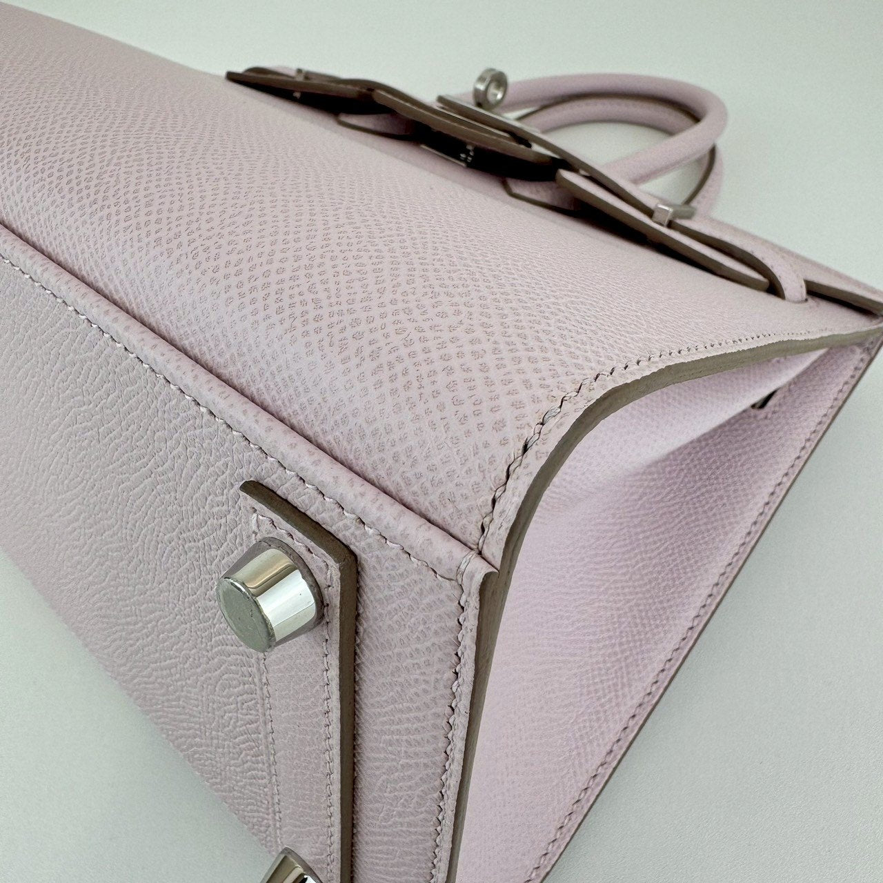 Birkin25 sellier バーキン25 セリエ Mauve pale モーヴペール PHW シルバー金具 Epsom エプソン Stamp-W W刻印