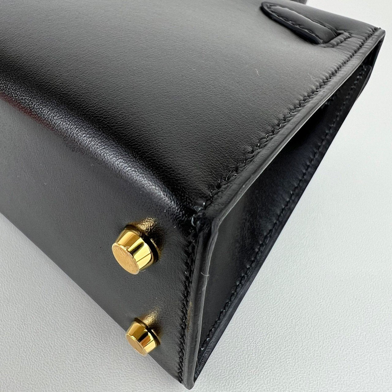 Mini kelly ミニケリー Black ブラック GHW ゴールド金具 Box calf ボックスカーフ Stamp-W W刻印 ショルダーバッグ レディースバッグ
