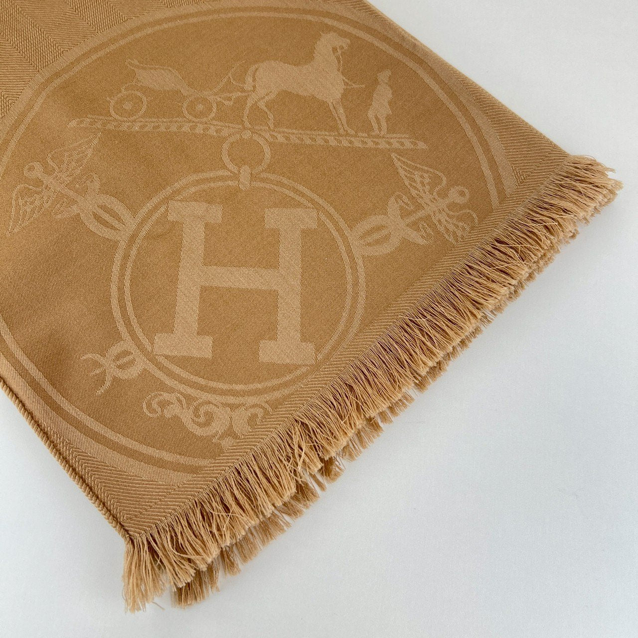 Hermès エルメス ETOLE NEW LIBRIS ストール 《ニュー・リブリス》 カシミヤ 85 % 絹 15 % Kraft クラフト