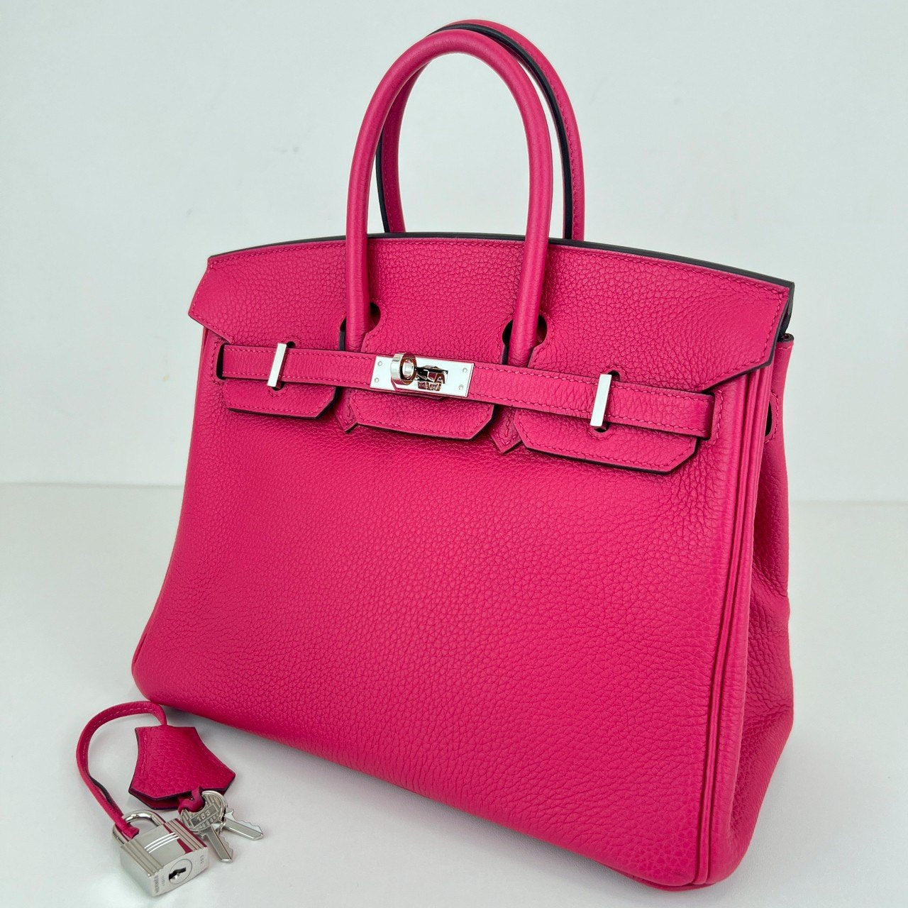 Hermès エルメス Birkin25 バーキン25 Stamp-U U刻印 Togo トゴ Rose mexico ローズメキシコ PHW シルバー金具