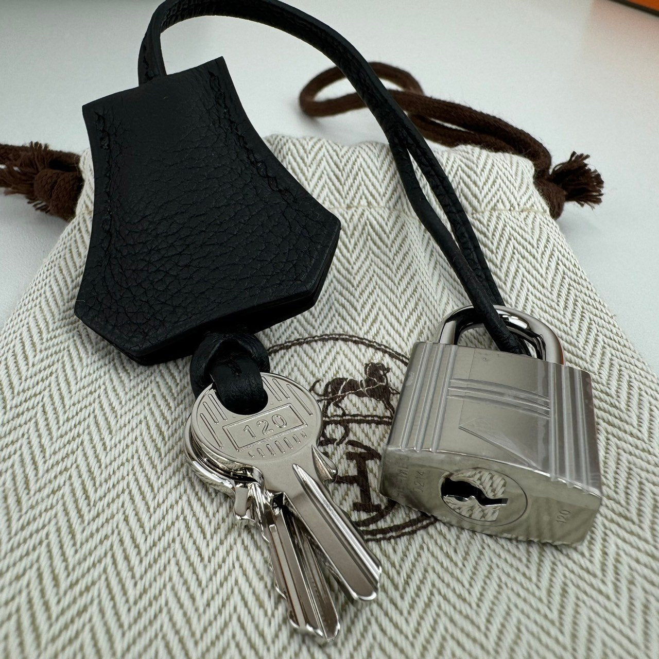 Kelly25 ケリー25 Black ブラック PHW シルバー金具 W刻印 Togo トゴ Stamp-W W刻印 ショルダーバッグ レディースバッグ