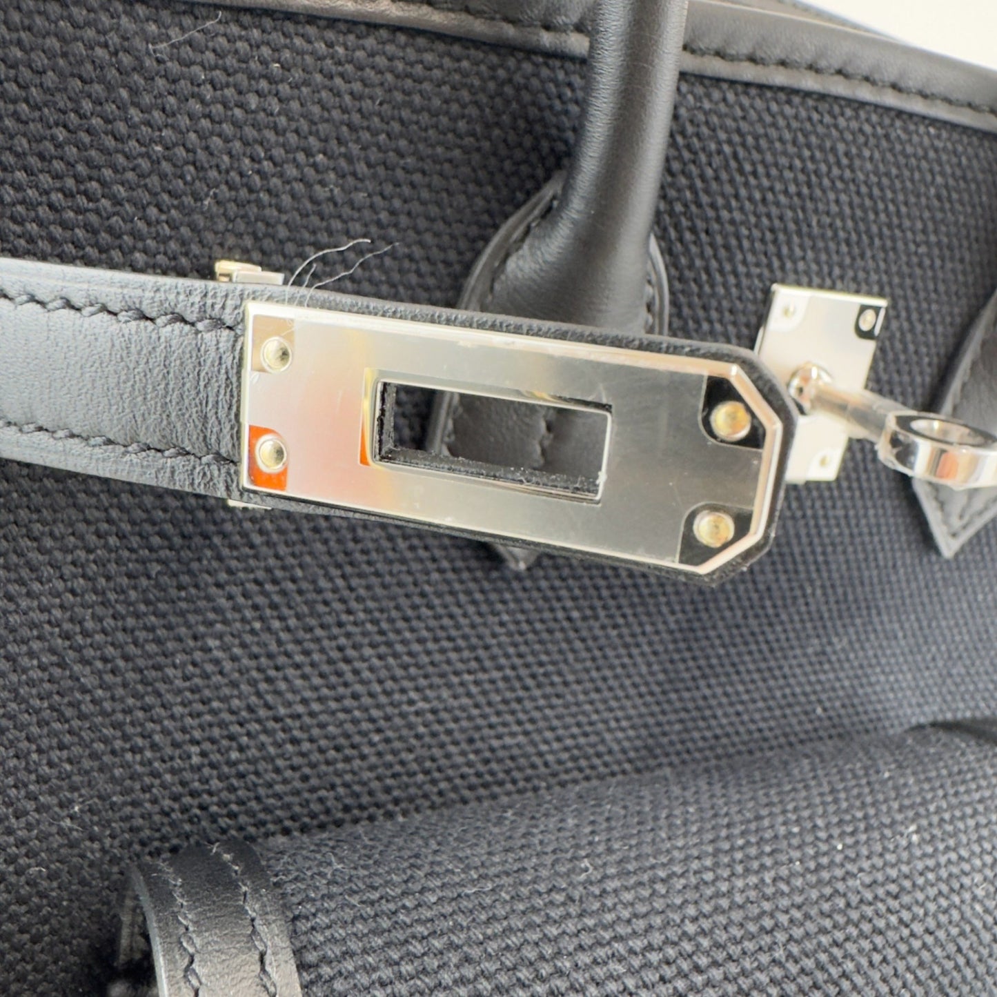 Birkin25 Cargo バーキン25 カーゴ Black ブラック PHW シルバー金具 W刻