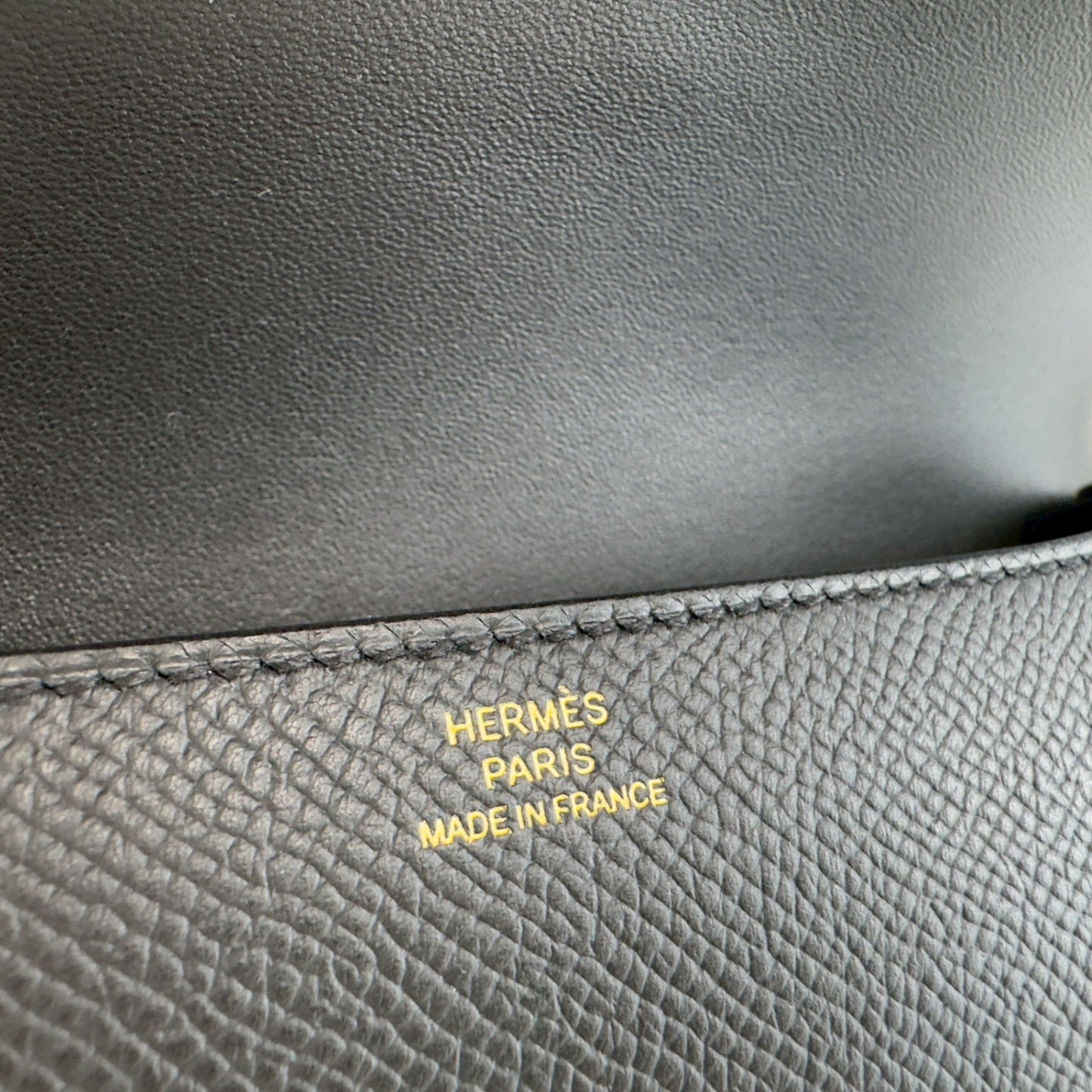 Constance elan コンスタンスエラン Black ブラック  GHW ゴールド金具 Epsom エプソン Stamp-K K刻印