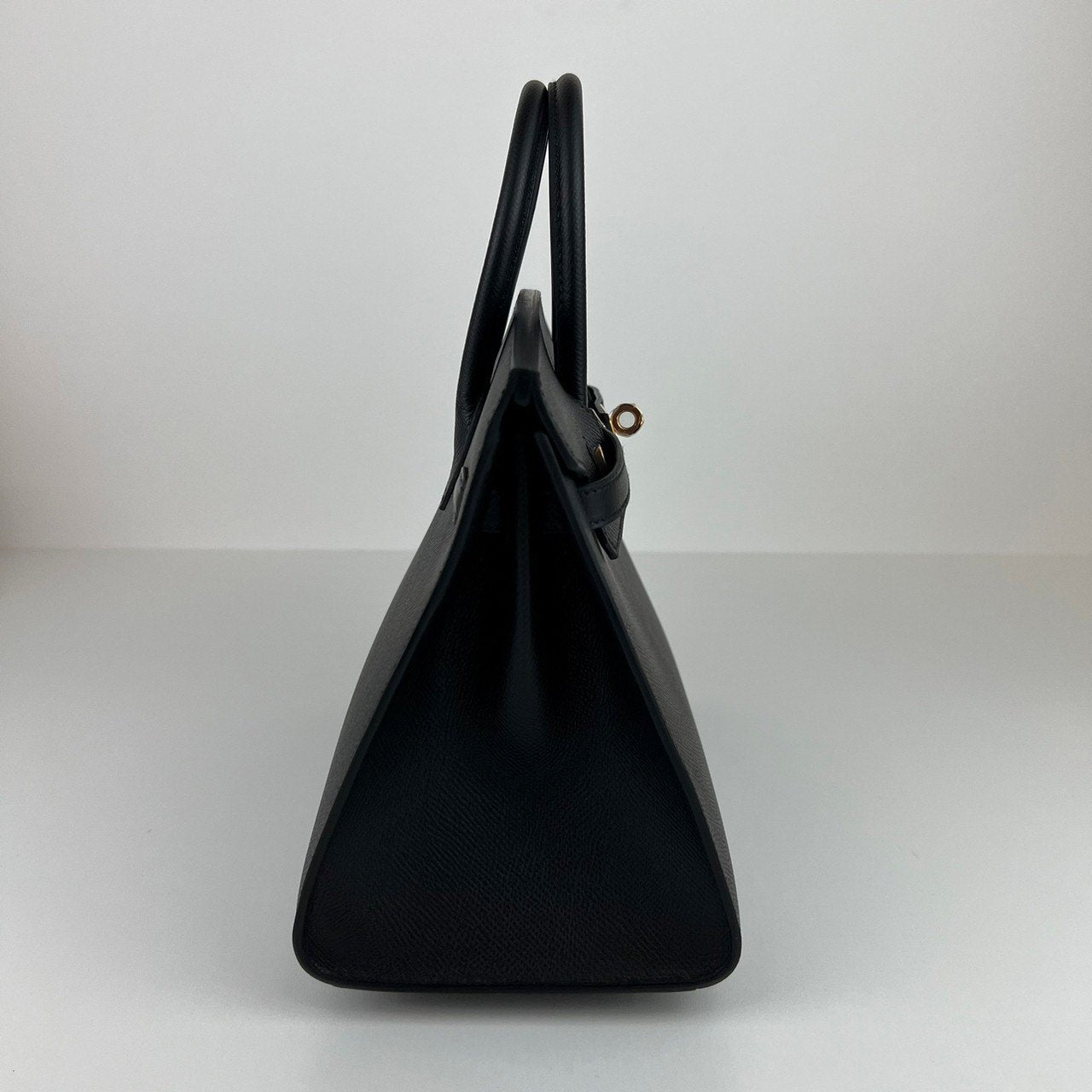 Birkin25 Sellier バーキン25 セリエ Black ブラック Epsom エプソン RGHW ローズゴールド金具 Stamp-U U刻印