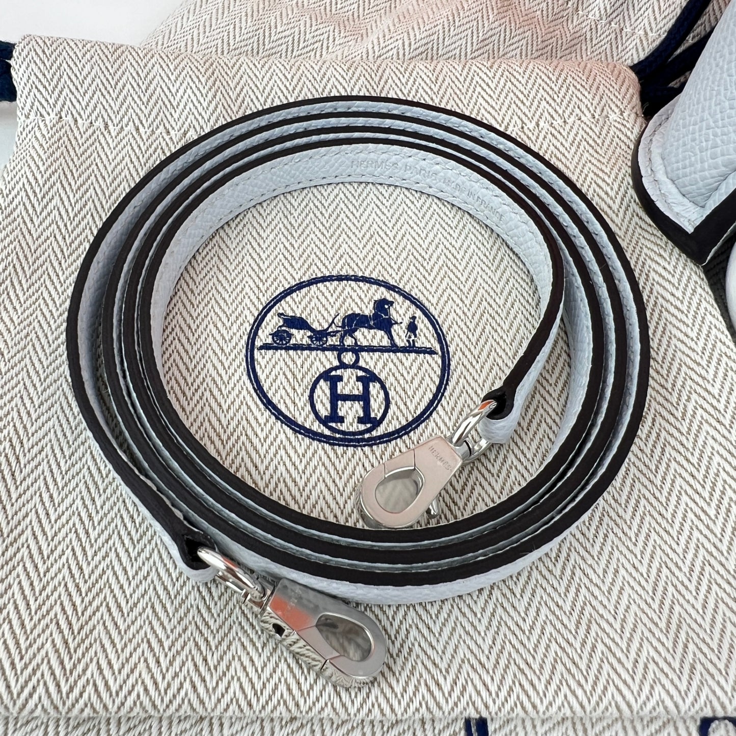 Bolide on wheels ボリードオンウィールズ Blue glacier ブルーグラシエ PHW シルバー金具 Stamp-W W刻印 Epsom エプソン