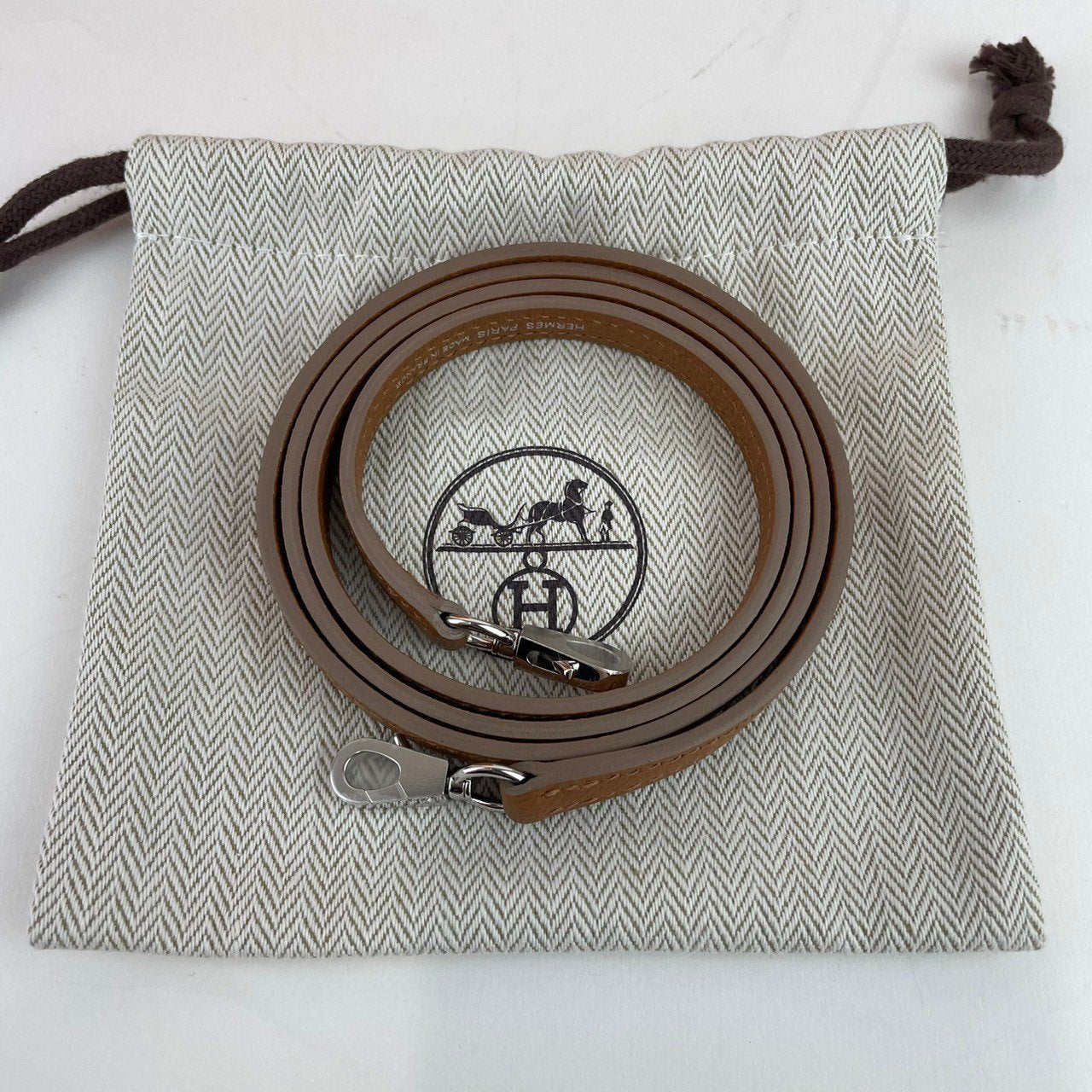 Mini kelly trico ミニケリー Craie クレ Epsom エプソン PHW シルバー金具 B刻