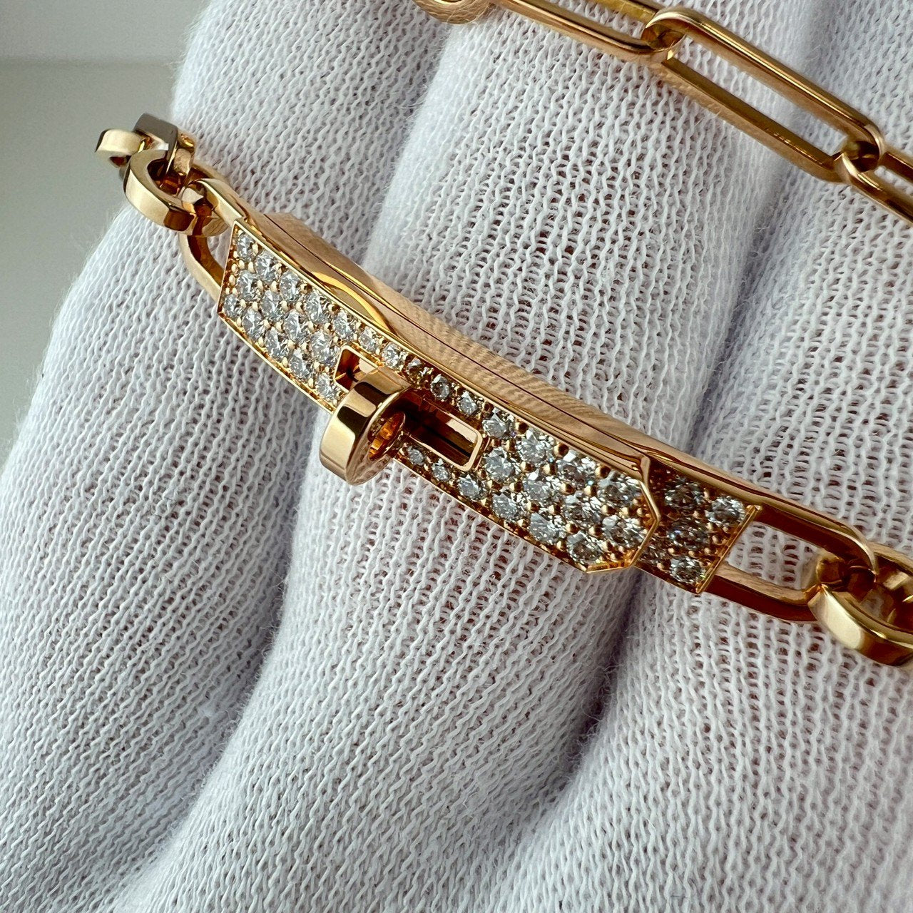 Kelly Chaine bracelet PM Double-Choker ケリー チェーンブレスレットPM ダブルチョーカー Rose Gold ローズゴールド Diamonds ダイヤモンド