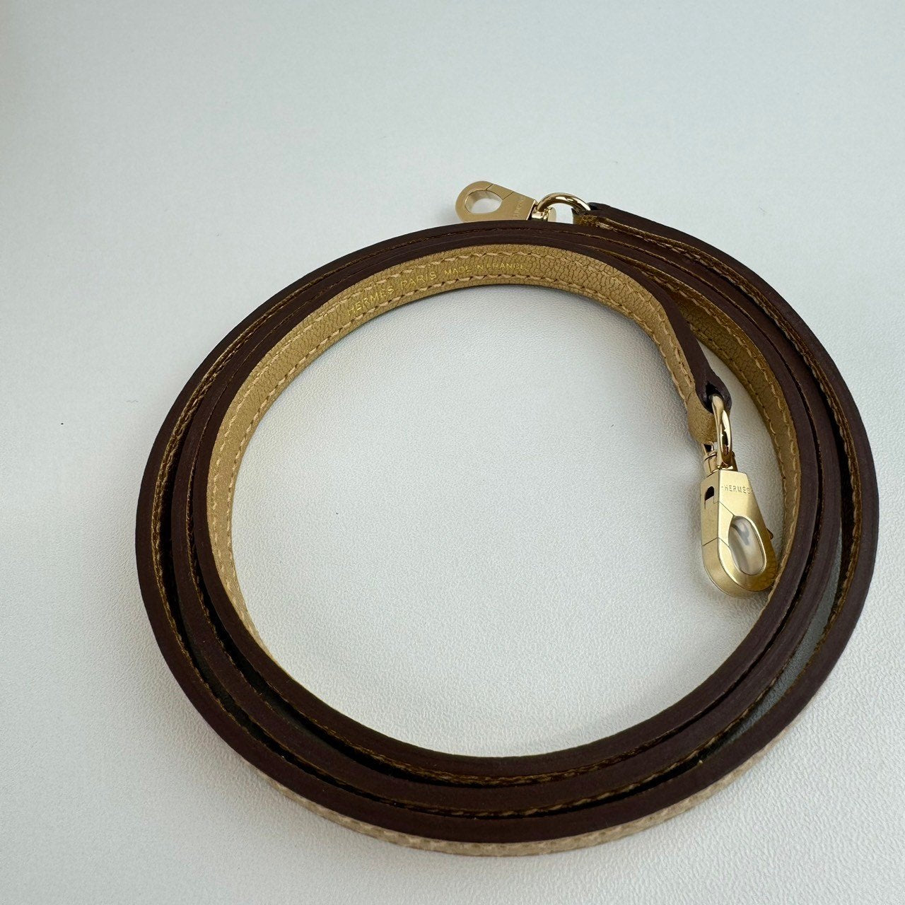 Mini kelly ミニケリー Dore ドレ Chevre シェーブル PMBHW シャンパンゴールド金具 Stamp-W W刻印
