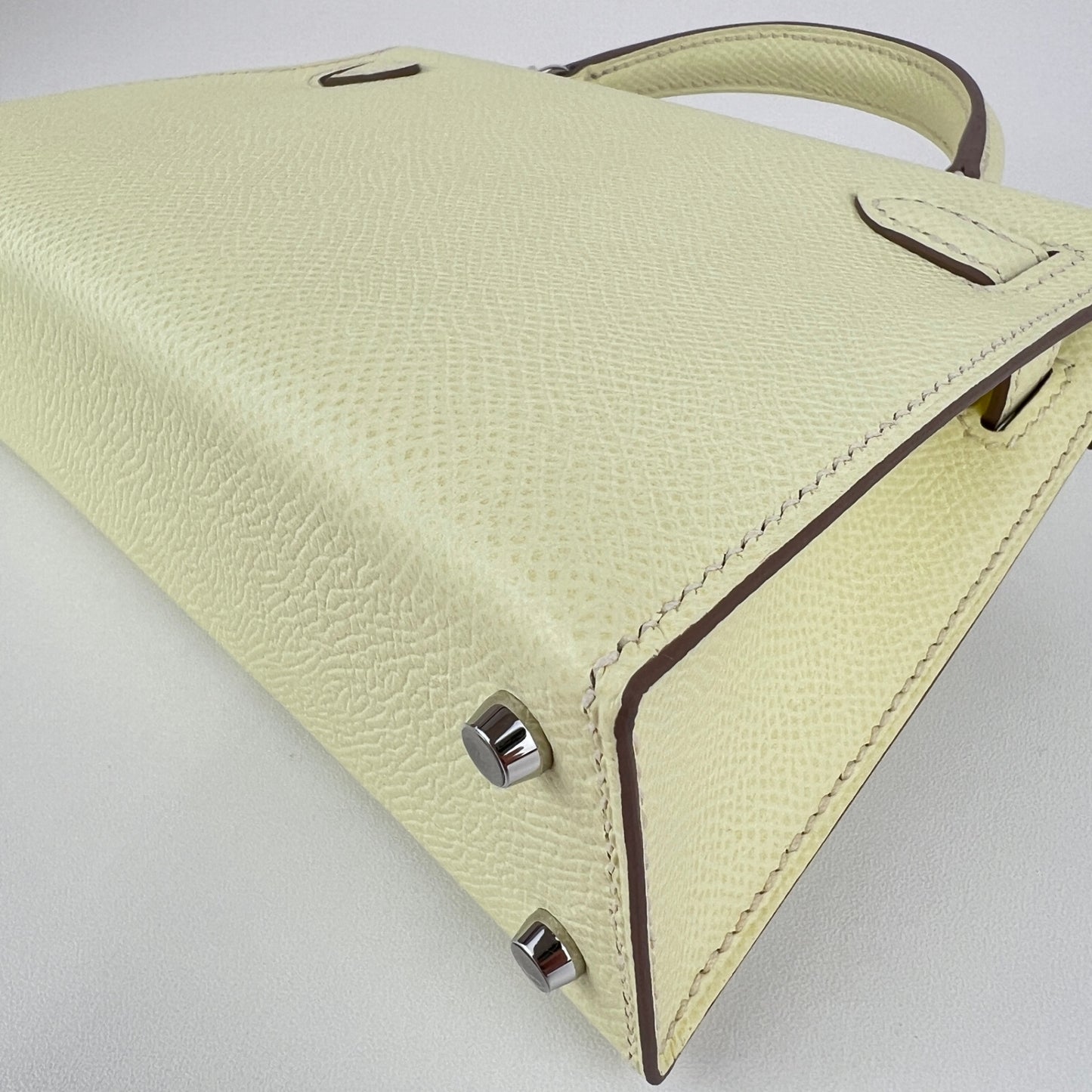 Mini kelly ミニケリー Jaune milton ジョーヌミルトン EHW エレクトラム金具 Epsom エプソン Stamp-W W刻印