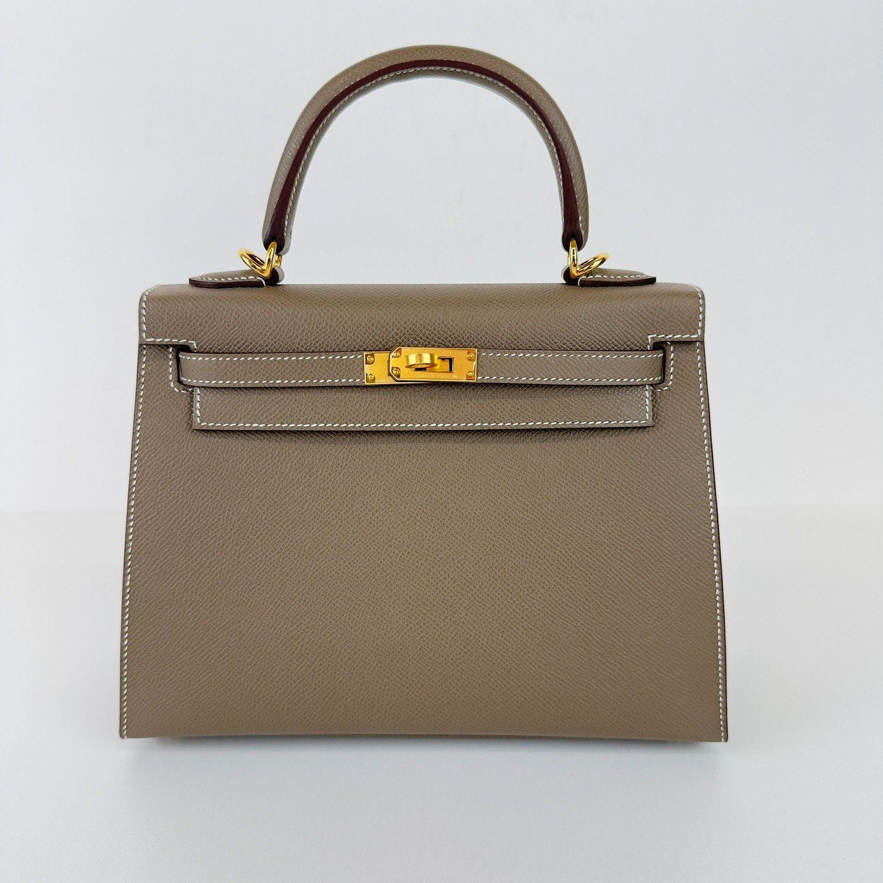 Kelly25 ケリー25 Etoupe エトープ GHW ゴールド金具 Epsom エプソン Stamp-W W刻印
