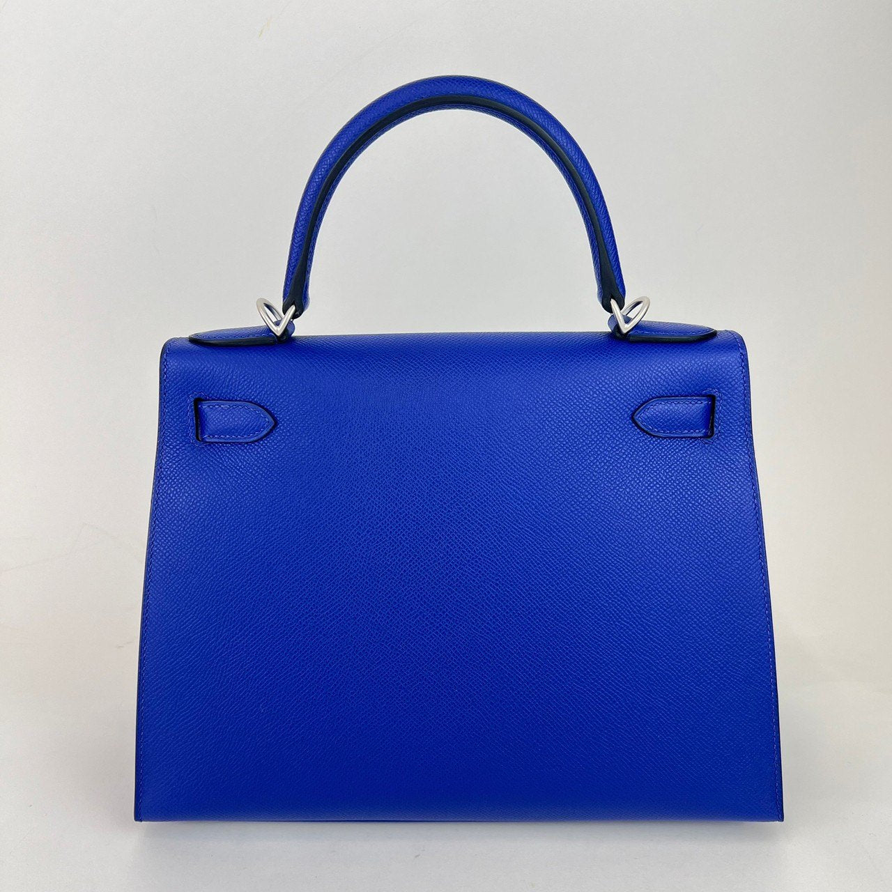 Kelly28 ケリー28 Blue royal ブルーロイヤル Epsom エプソン PHW シルバー金具 B刻