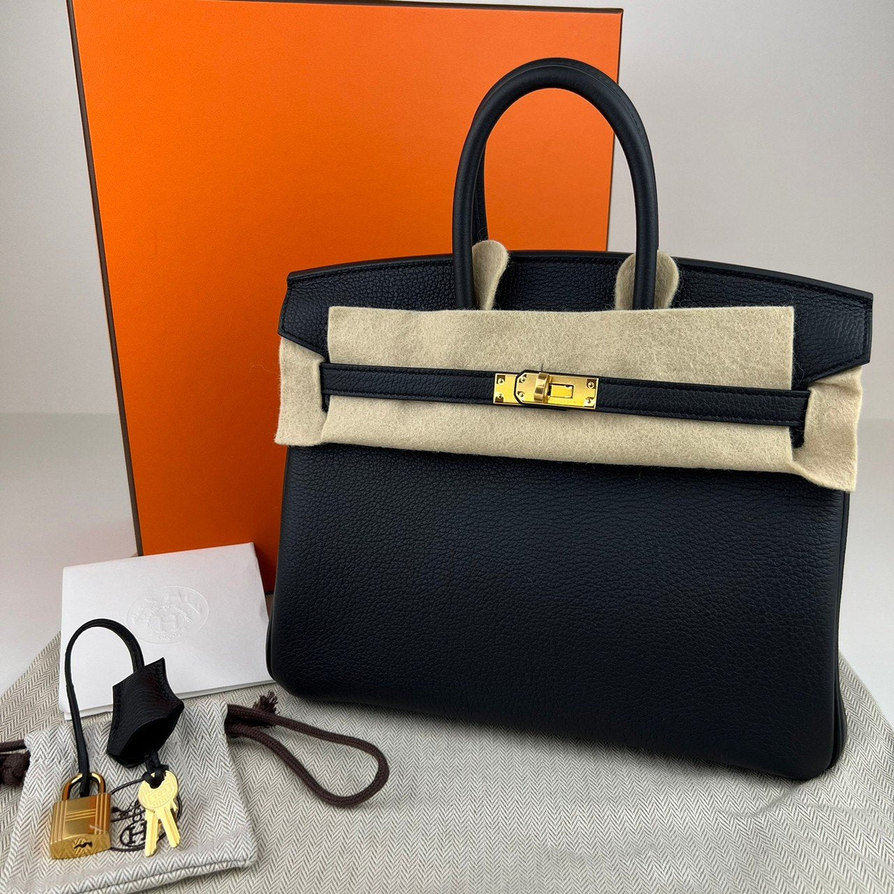 Birkin25 バーキン25 Black ブラック Togo トゴ GHW ゴールド金具 Stamp-W W刻印