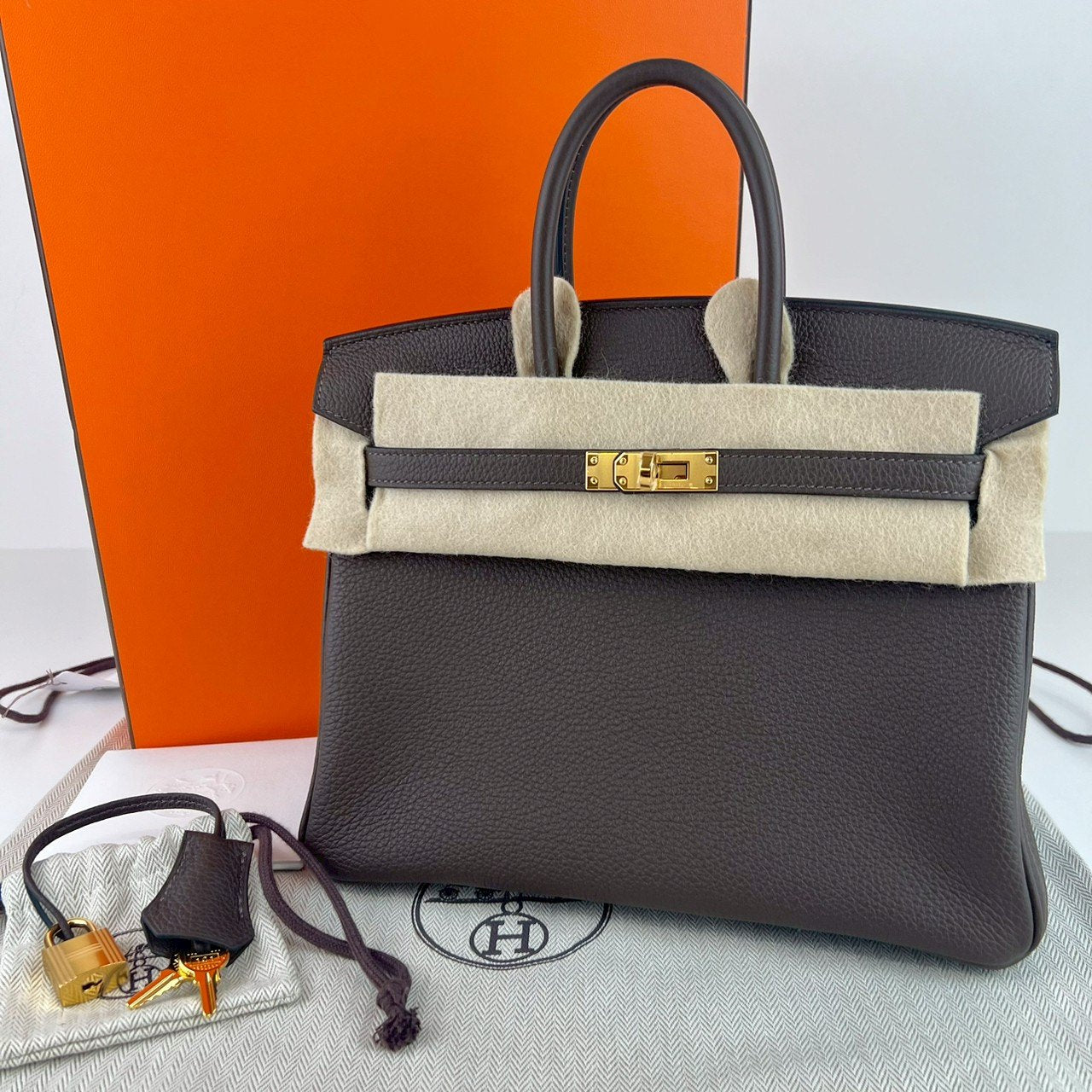 Birkin25 バーキン25 Ecorce エコルセ Togo トゴ GHW ゴールド金具 Stamp-W W刻印