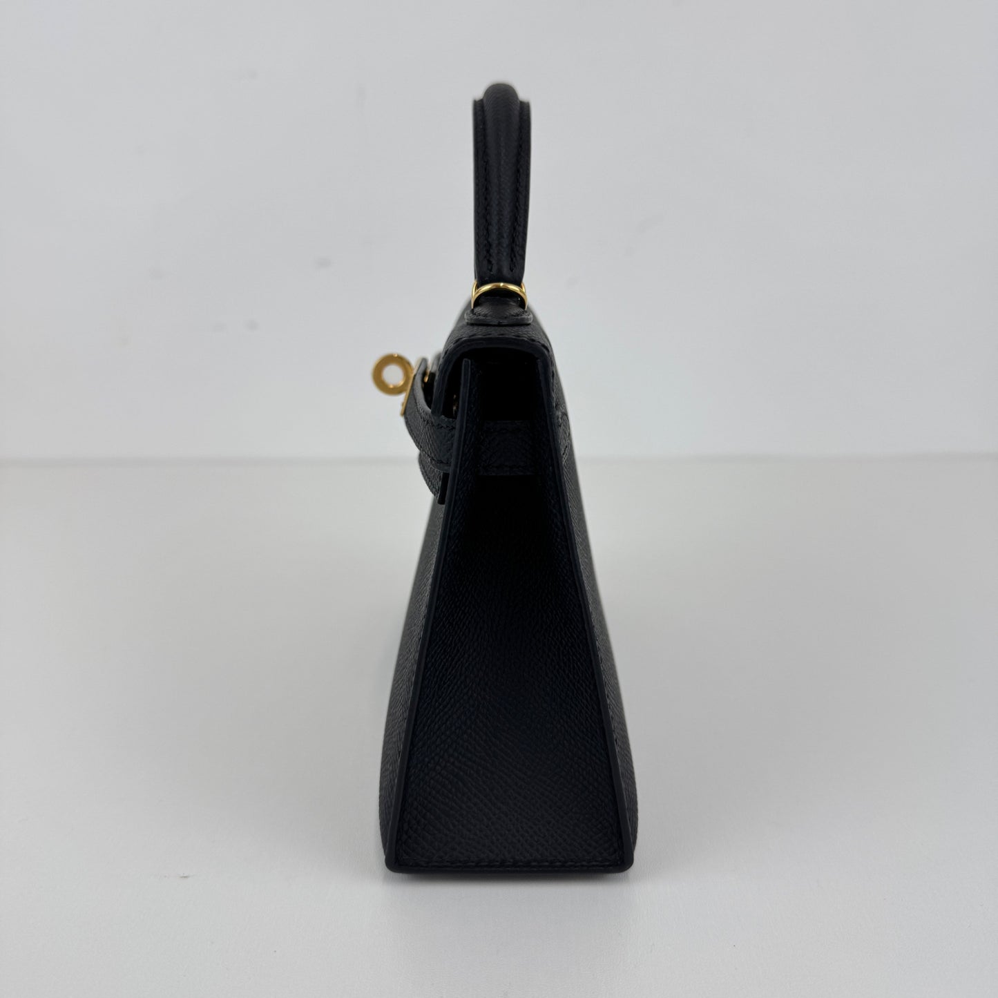 Mini kelly ミニケリー Black ブラック GHW ゴールド金具 Stamp-W W刻印 Epsom エプソン