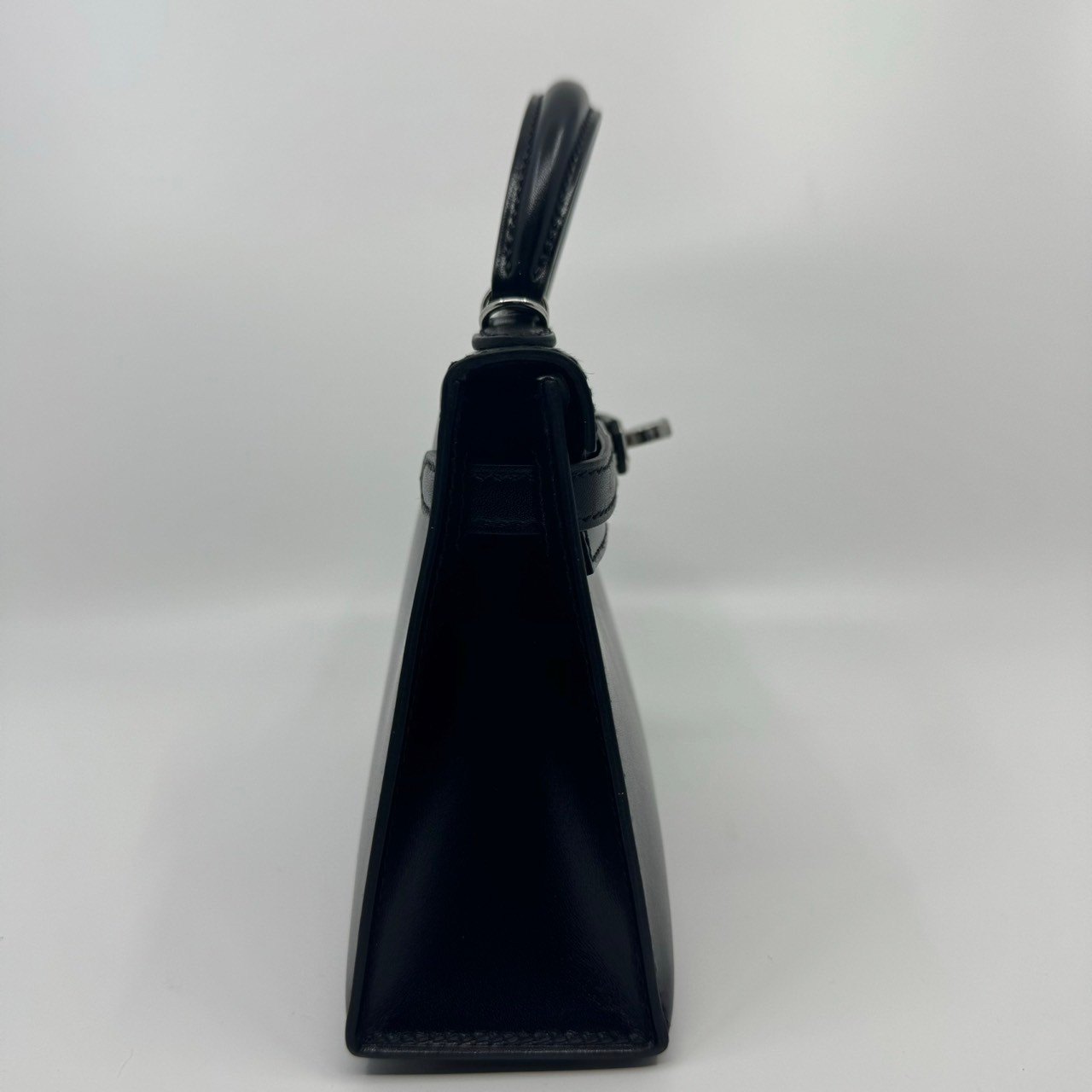 HERMES エルメス Mini kelly ミニケリー Black ブラック PHW シルバー金具 Box calf ボックスカーフ Stamp-Z Z刻印