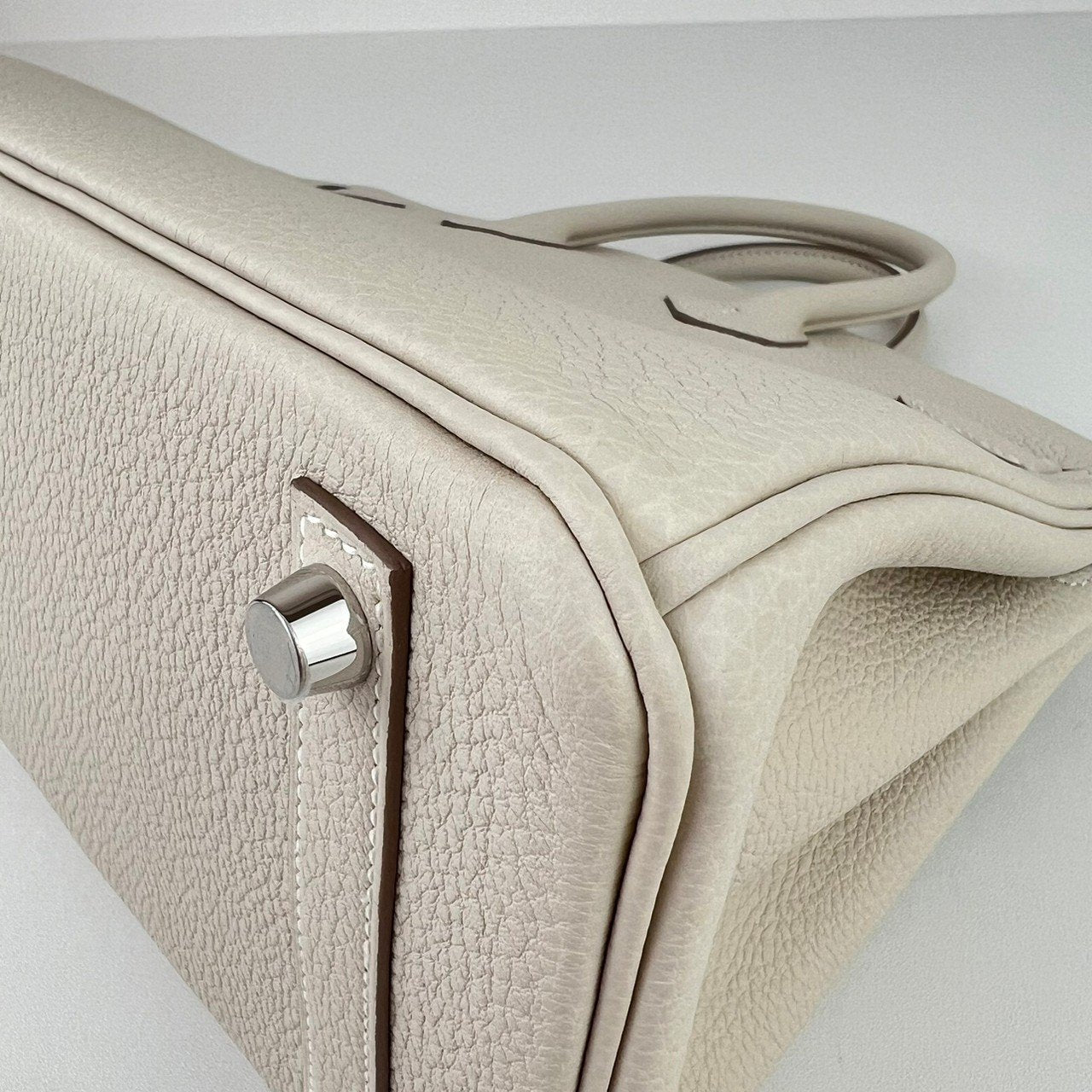 Birkin25 バーキン25 Craie クレ Togo トゴ PHW シルバー金具 Stamp-W W刻印