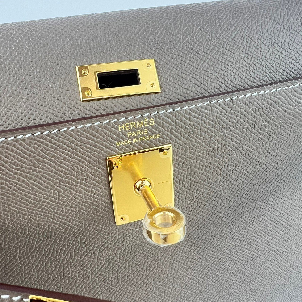 Kelly Elan ケリーエラン Etoupe エトープ GHW ゴールド金具 Epsom エプソン Stamp-W W刻印