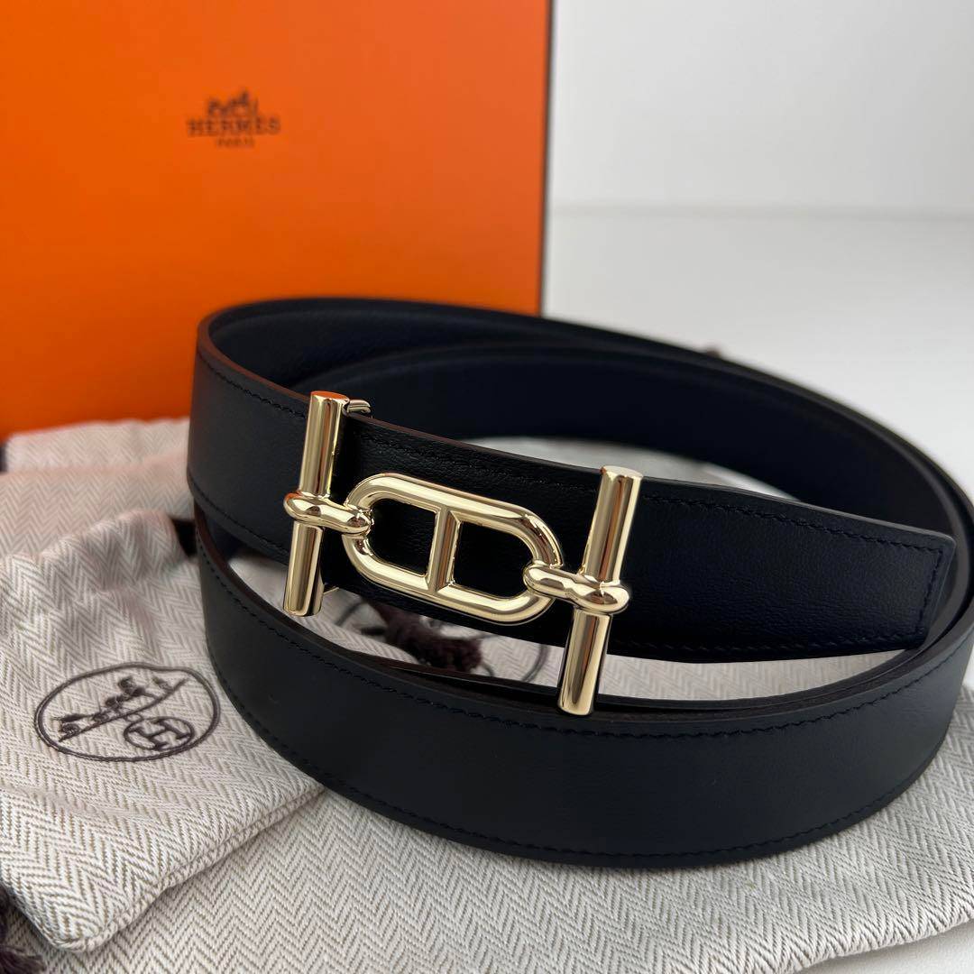 Ankle/Chaine D'Ancle Belt シェーヌダンクル アンクル リバーシブル ベルト ブラック レディース