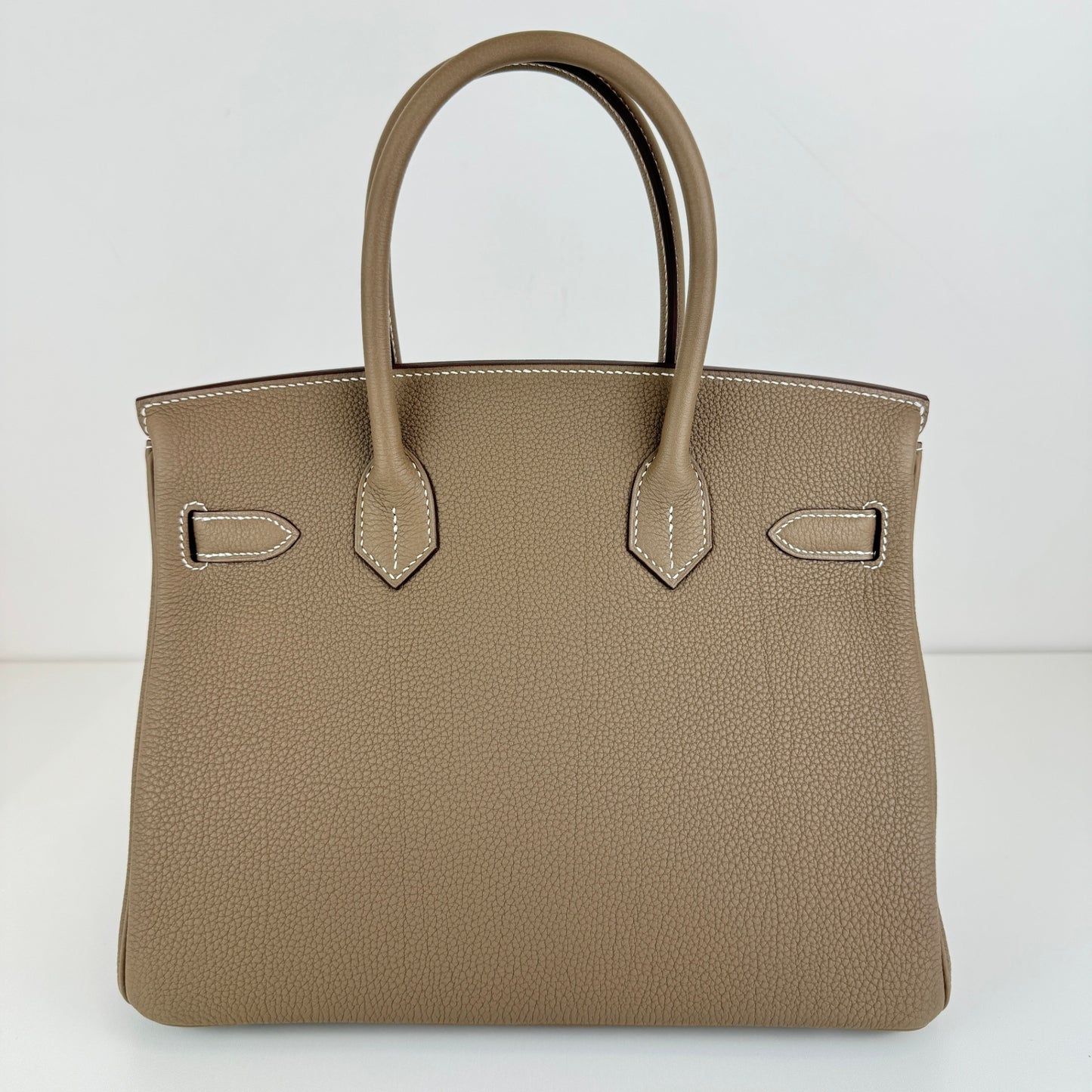 Birkin30 バーキン30 Etoupe エトープ Togo トゴ PHW シルバー金具 Stamp-W W刻印 ハンドバッグ
