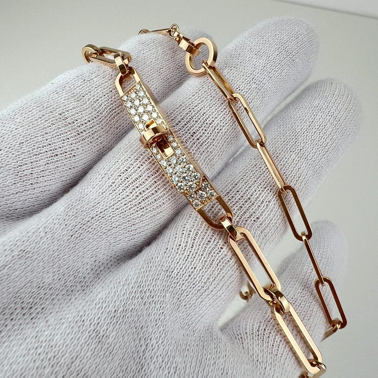 Kelly Chaine bracelet PM Double-Choker ケリー チェーンブレスレットPM ダブルチョーカー Rose Gold ローズゴールド Diamonds ダイヤモンド