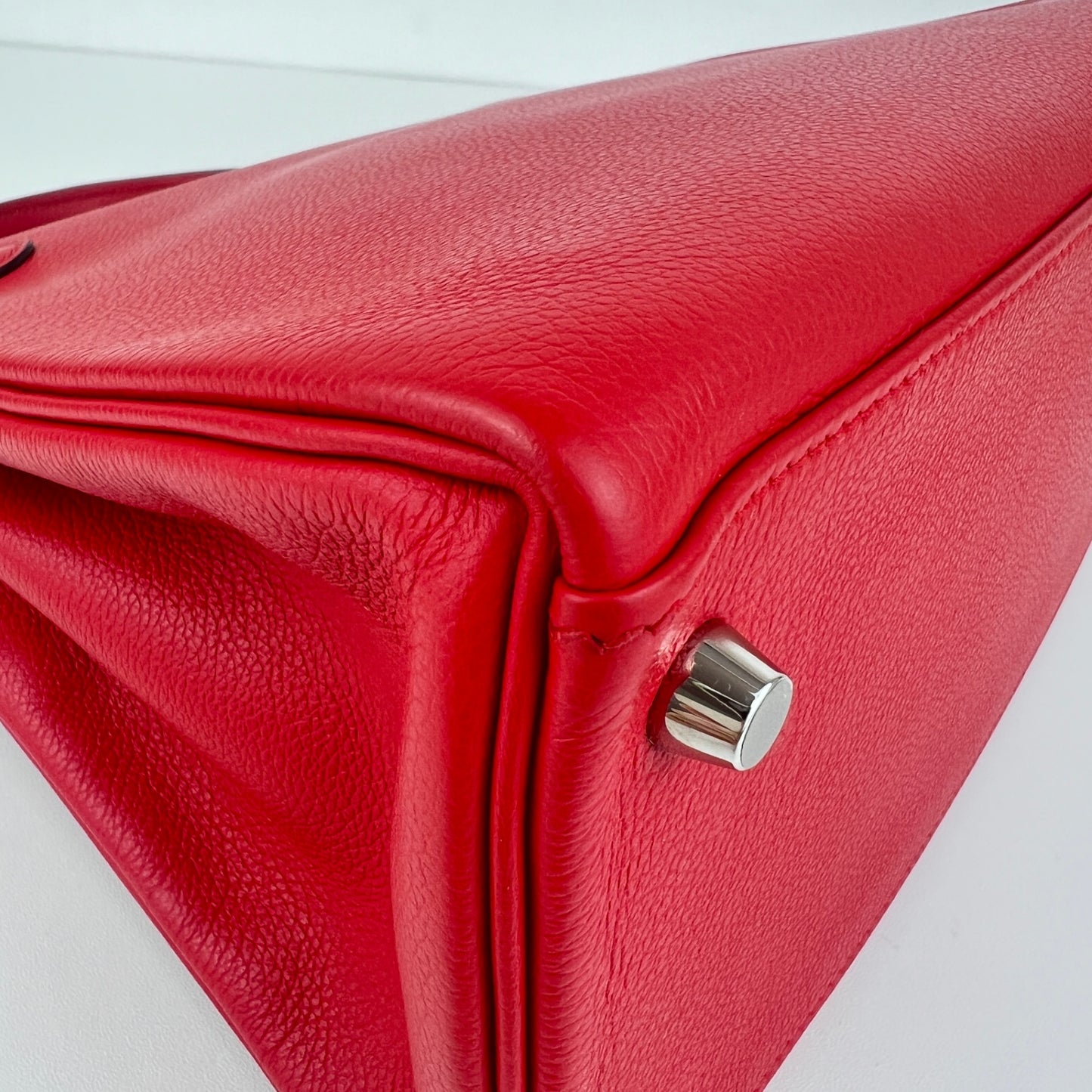 Kelly28 ケリー28 Rouge de cour ルージュクー Evercolor エバーカラー PHW シルバー金具 Stamp-Y Y刻印