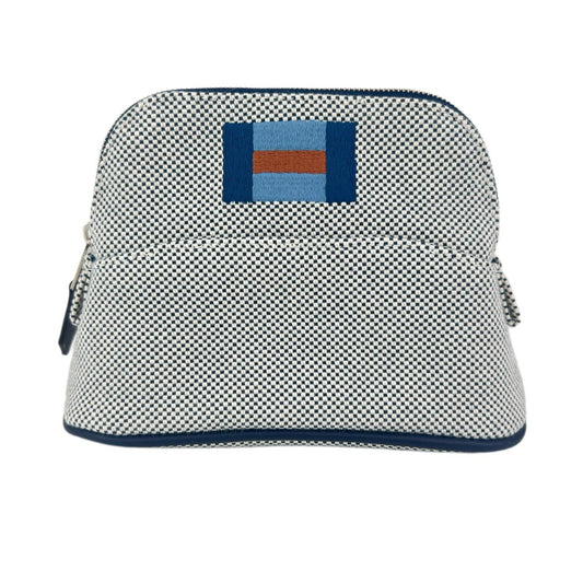 Hermès エルメス Trousse Bolide Casaque mini mini ボリードポーチ カザック ミニミニ 綿100% Marine マリン