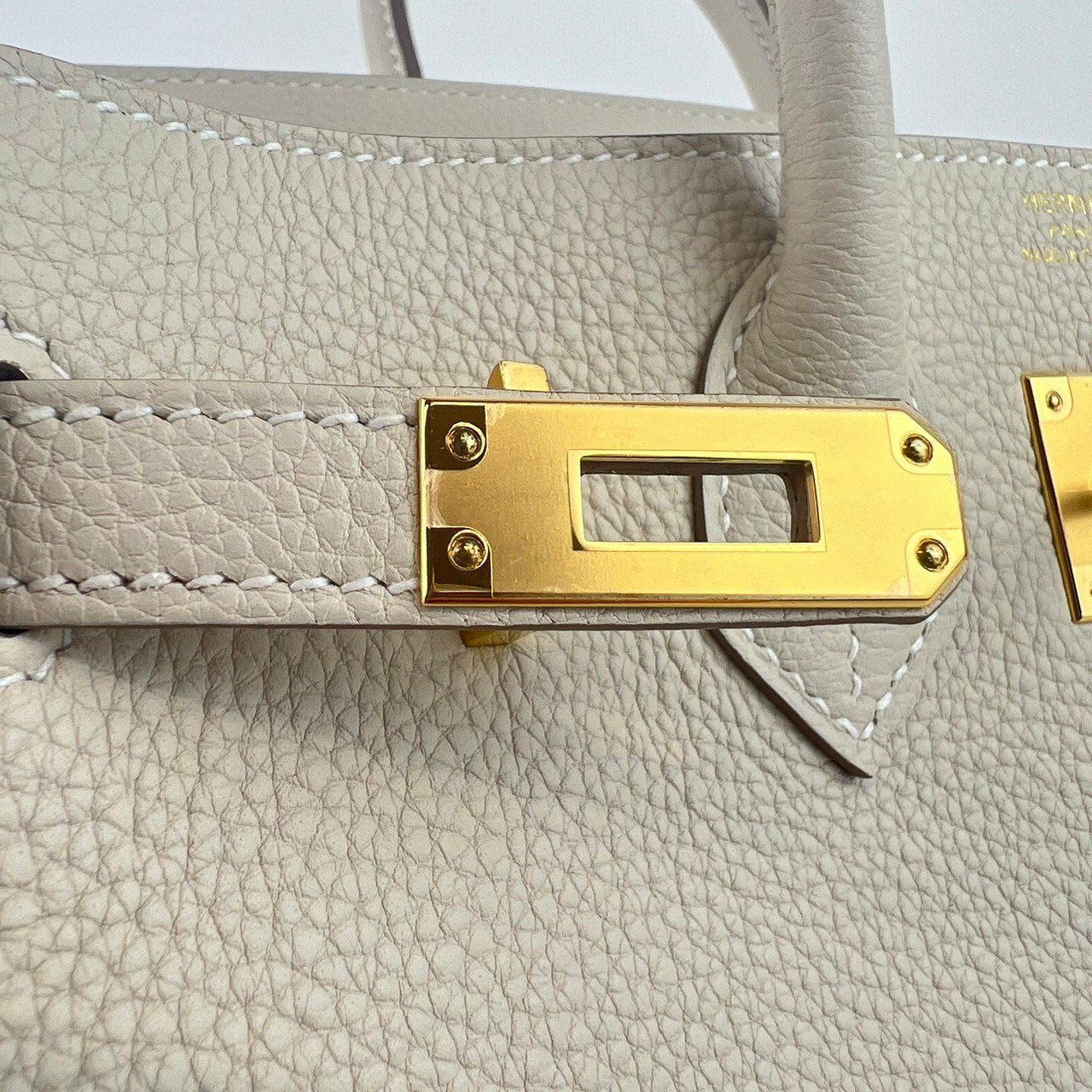 Birkin25 バーキン25 Craie クレ GHW ゴールド金具 ゴールド金具 Stamp-W W刻印