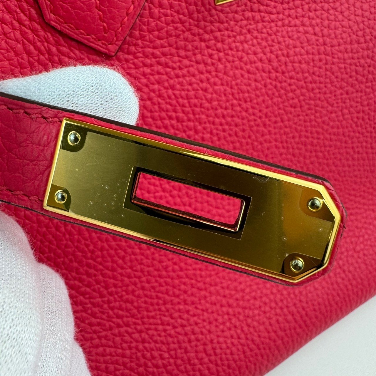 Birkin30 バーキン30 Rose extreme ローズエクストリーム Clemence クレマンス GHW ゴールド金具 Stamp-D D刻印