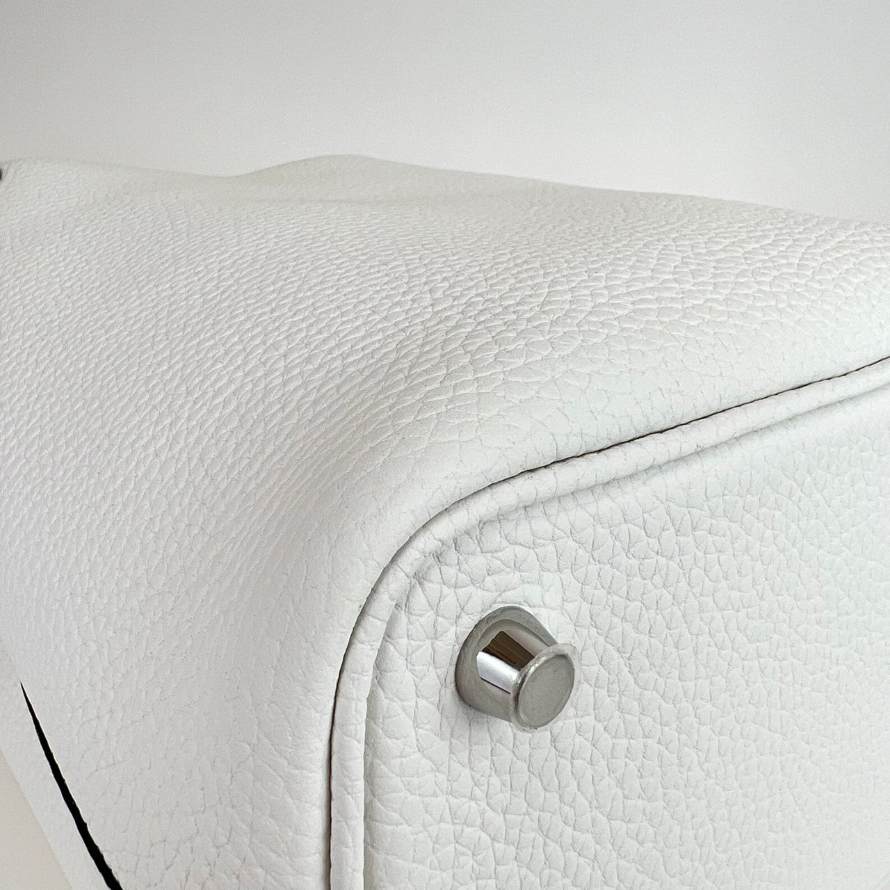 Picotin Lock PM ピコタンロックPM New White ニューホワイト PHW シルバー金具 Taurillon clemence トリヨンクレマンス B刻