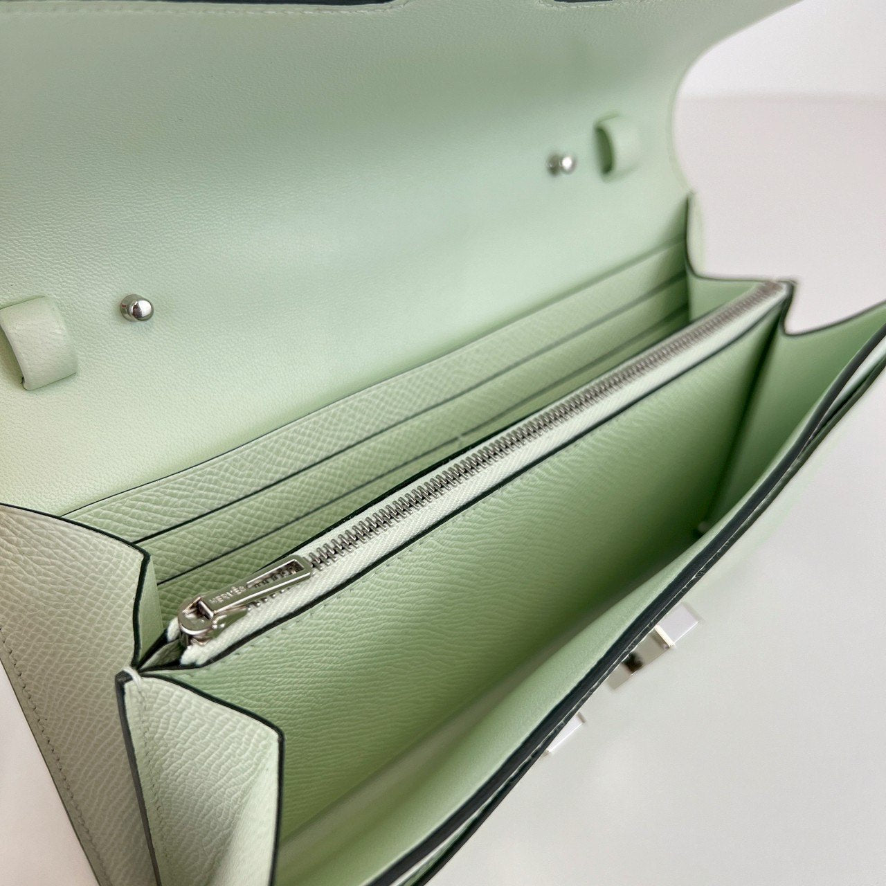 Constance To Go コンスタンストゥーゴー Stamp-B B刻印 Epsom エプソン Vert fizz ヴェールフィズ PHW シルバー金具