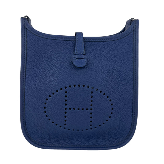 Evelyne TPM エブリンTPM Blue Saphir ブルーサフィール Taurillon Clemence トリヨンクレマンス PHW シルバー金具 Stamp-Z Z刻印