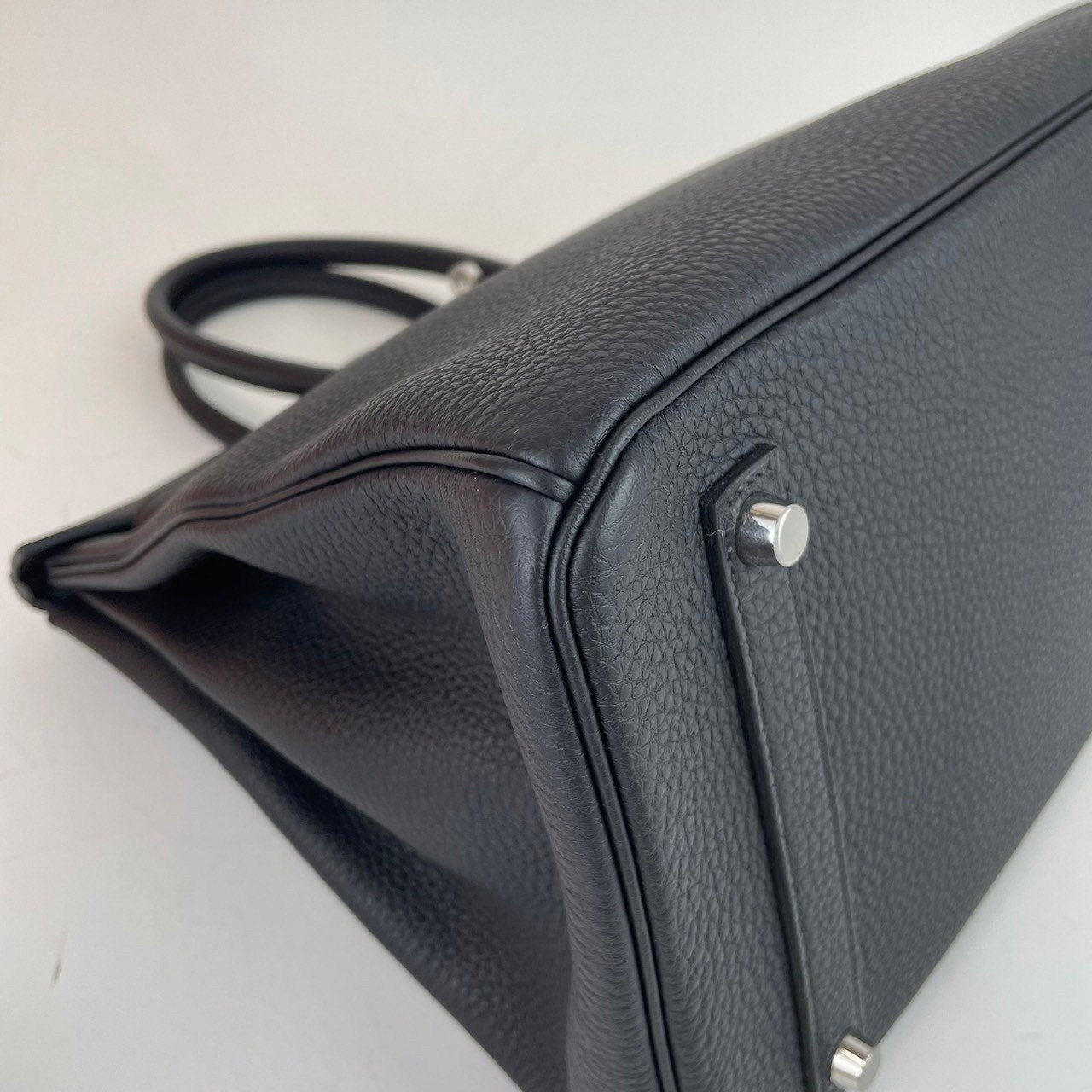 Birkin35 バーキン35 Black ブラック PHW シルバー金具 B刻